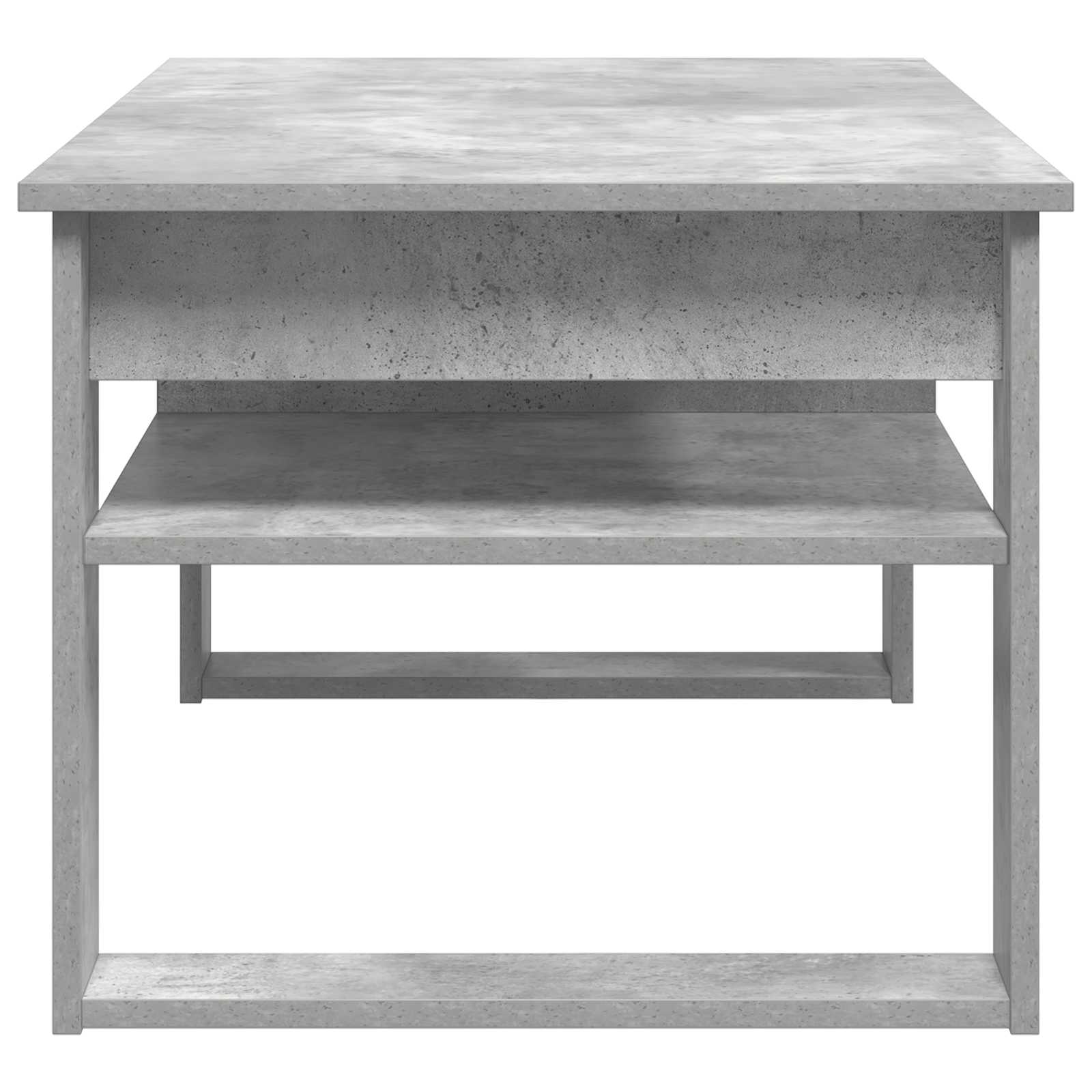 Table basse Gris béton 96 x 54 x 44 cm Bois d'ingénierie - XIOS