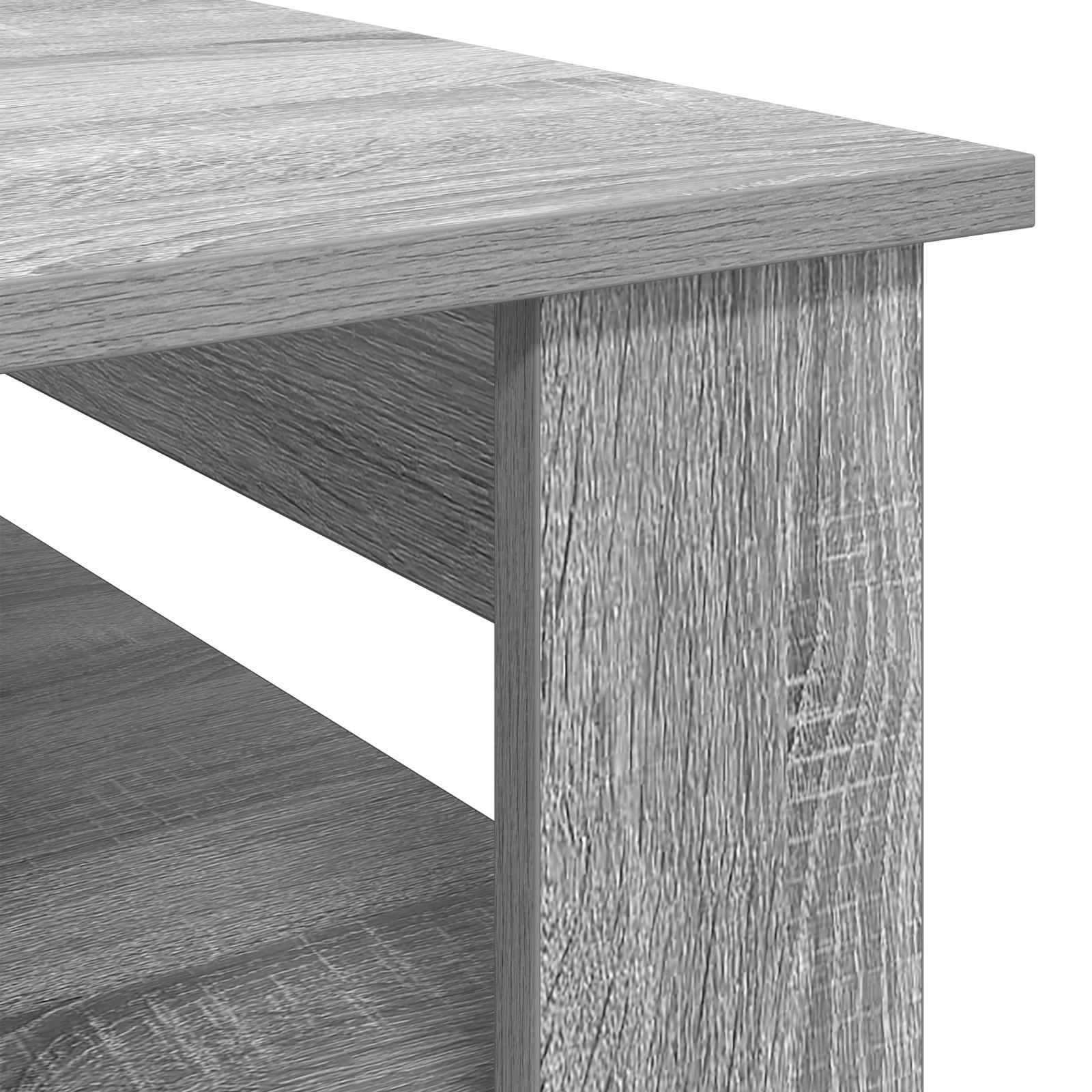 Table basse Gris Sonoma 96 x 54 x 44 cm Bois d'ingénierie - XIOS