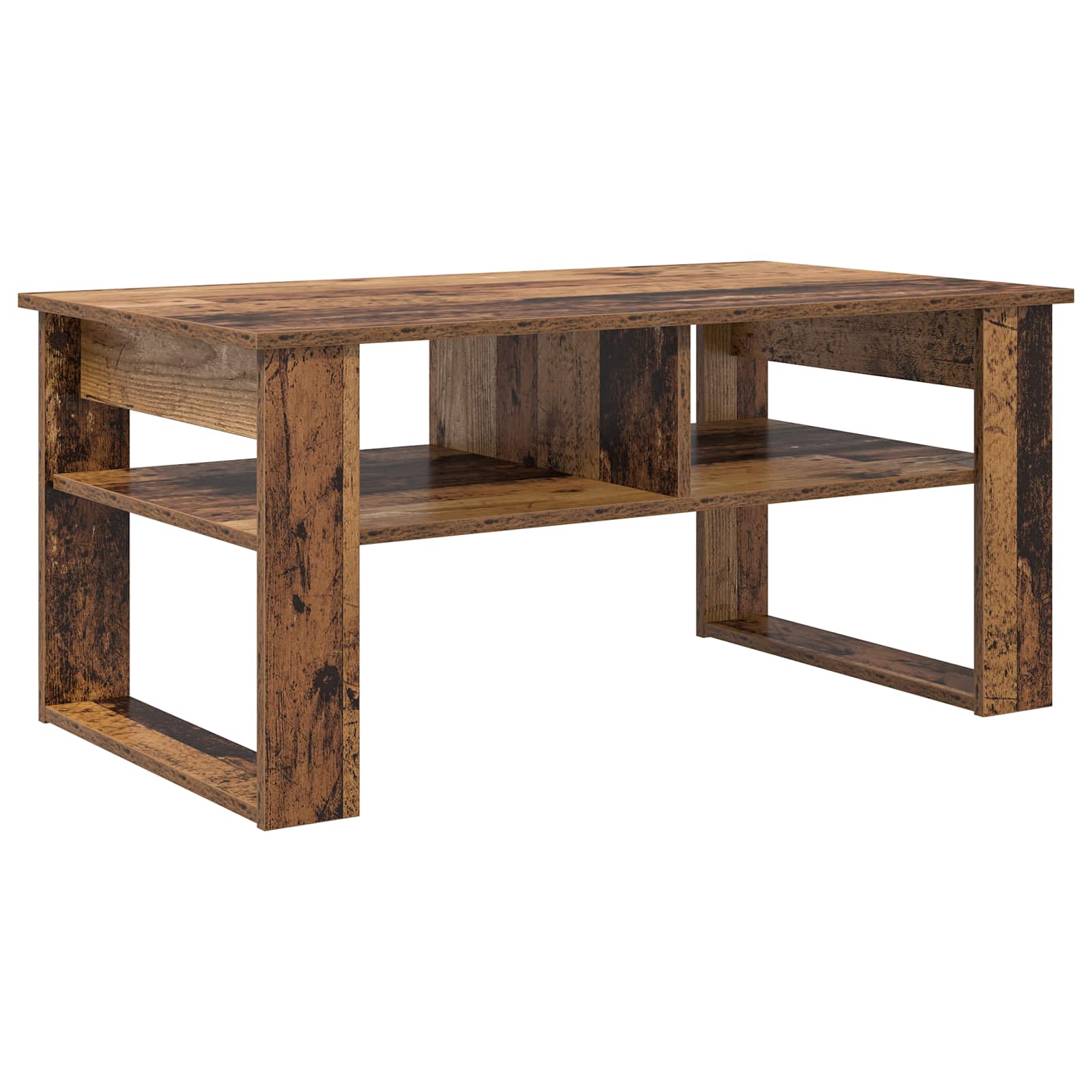 Table basse Bois ancien 96 x 54 x 44 cm Bois d'ingénierie - XIOS