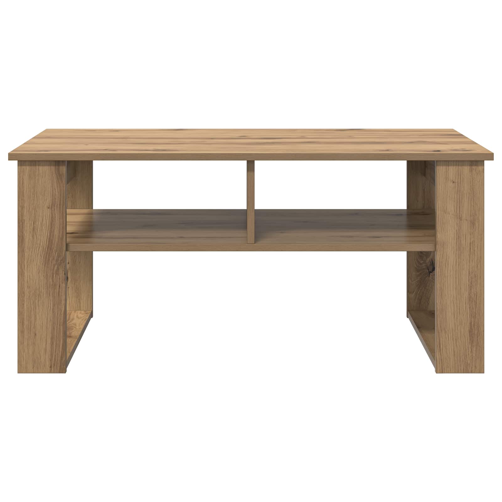 Table basse Chêne artisanal 96 x 54 x 44 cm Bois d'ingénierie - XIOS