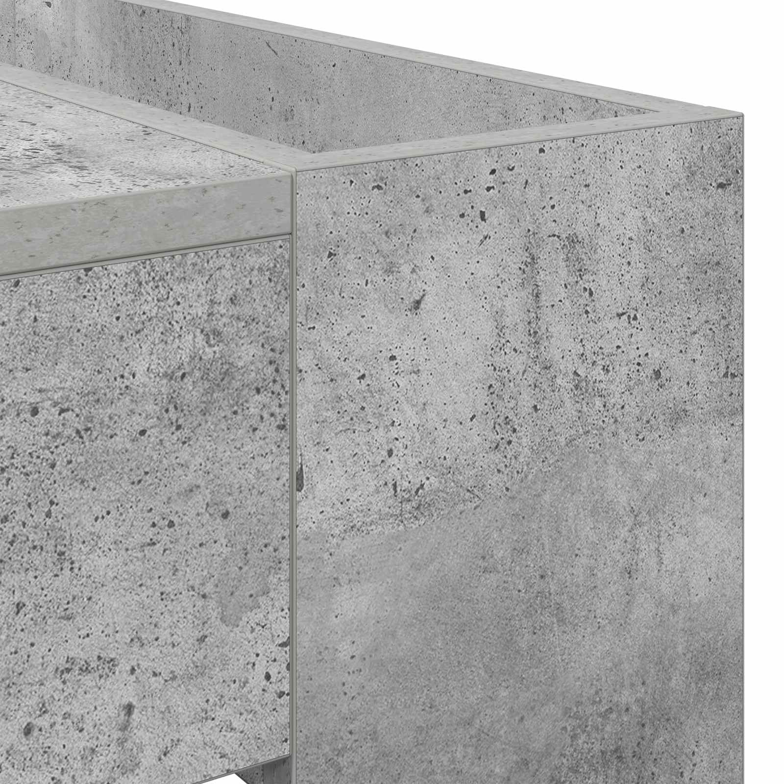 Table basse Gris béton 110 x 50 x 41 cm Bois d'ingénierie - XIOS