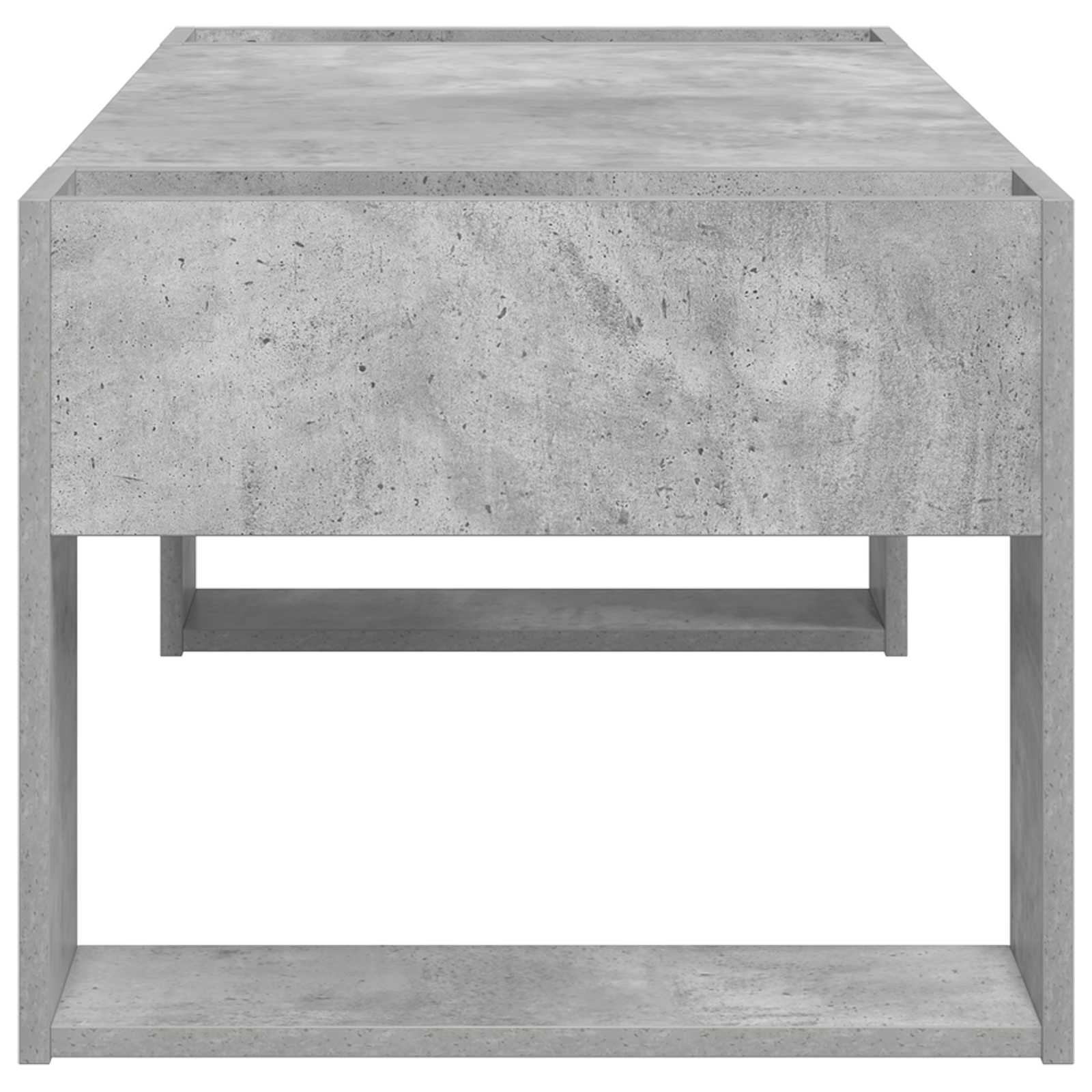 Table basse Gris béton 110 x 50 x 41 cm Bois d'ingénierie - XIOS