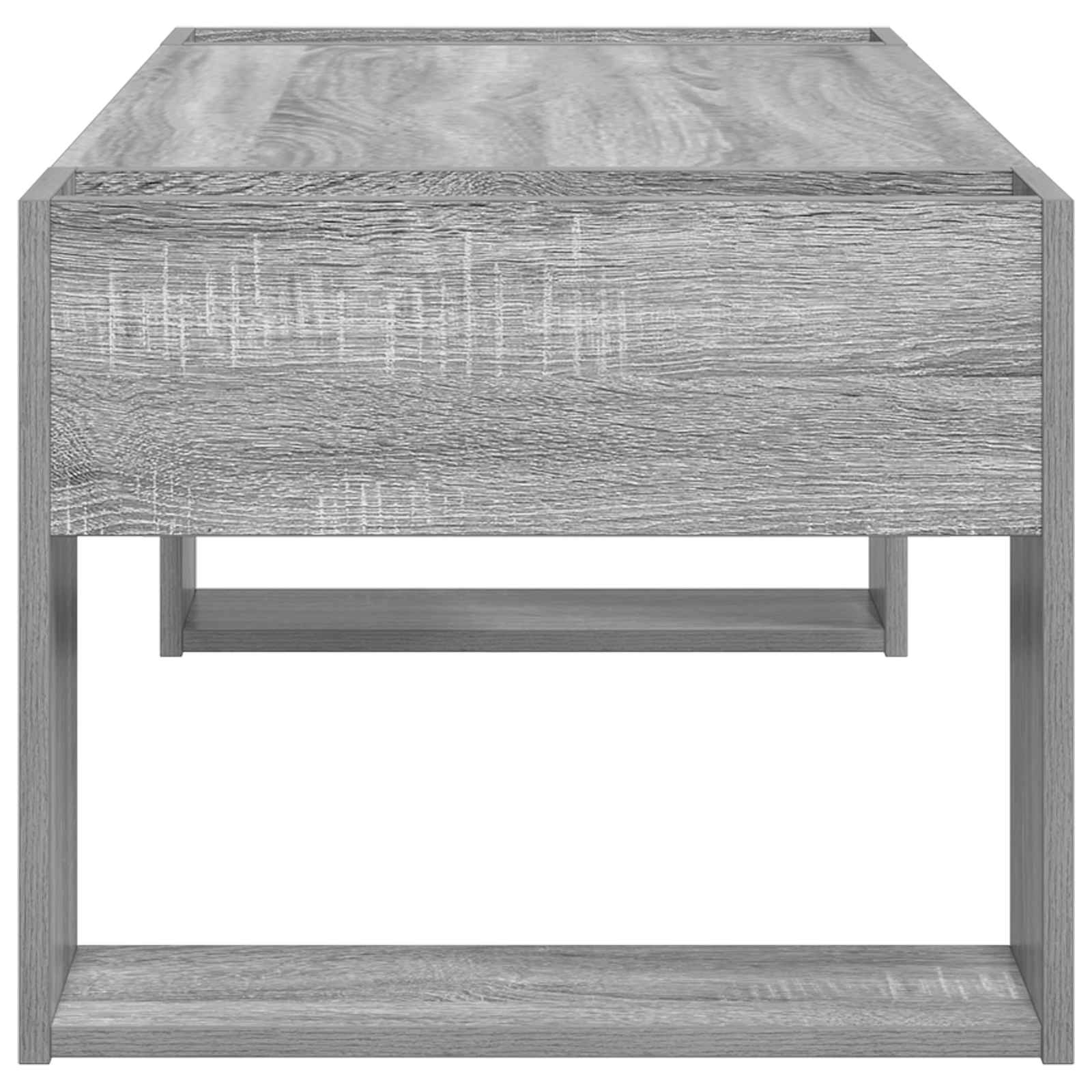 Table basse Gris Sonoma 110 x 50 x 41 cm Bois d'ingénierie - XIOS