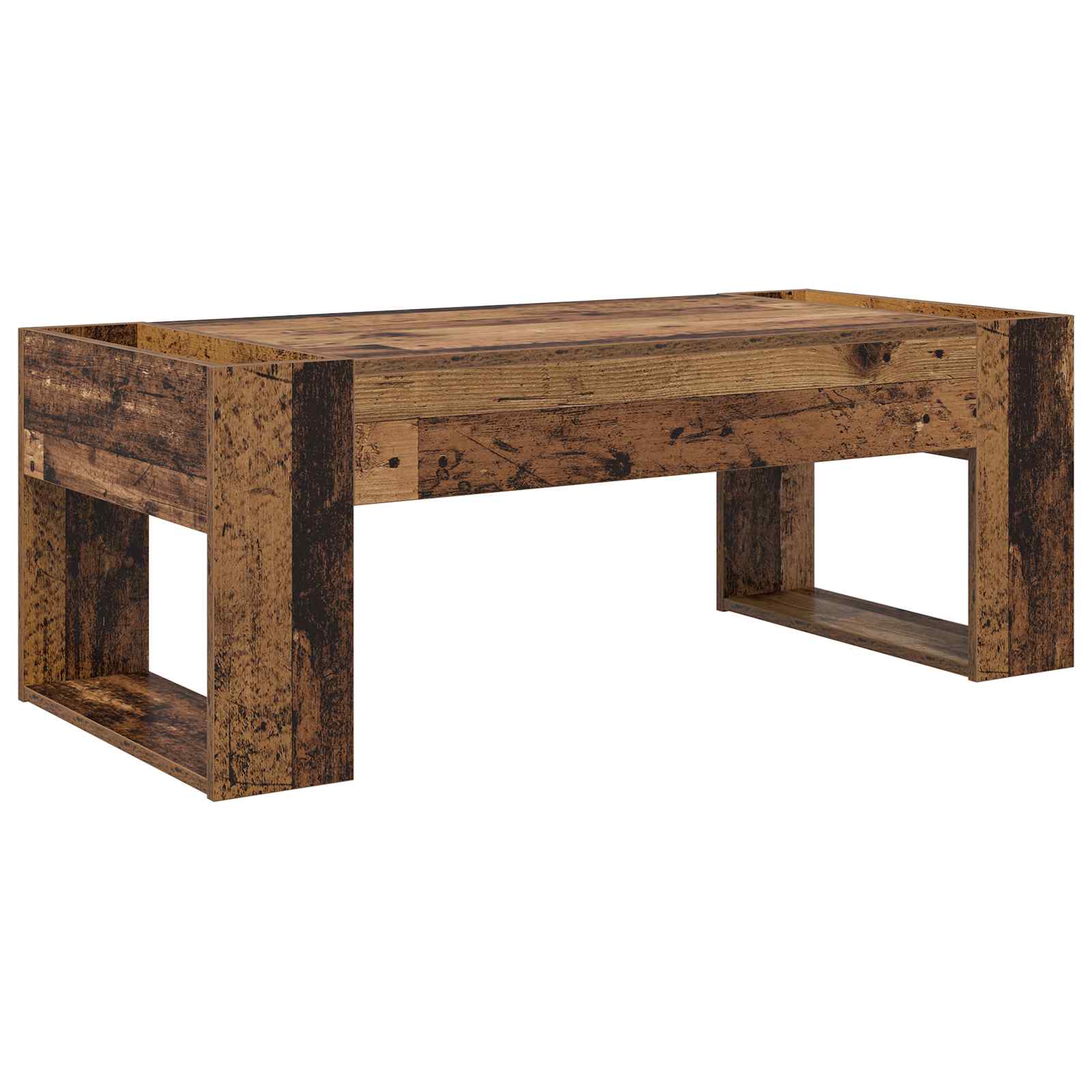 Table basse Bois ancien 110 x 50 x 41 cm Bois d'ingénierie - XIOS