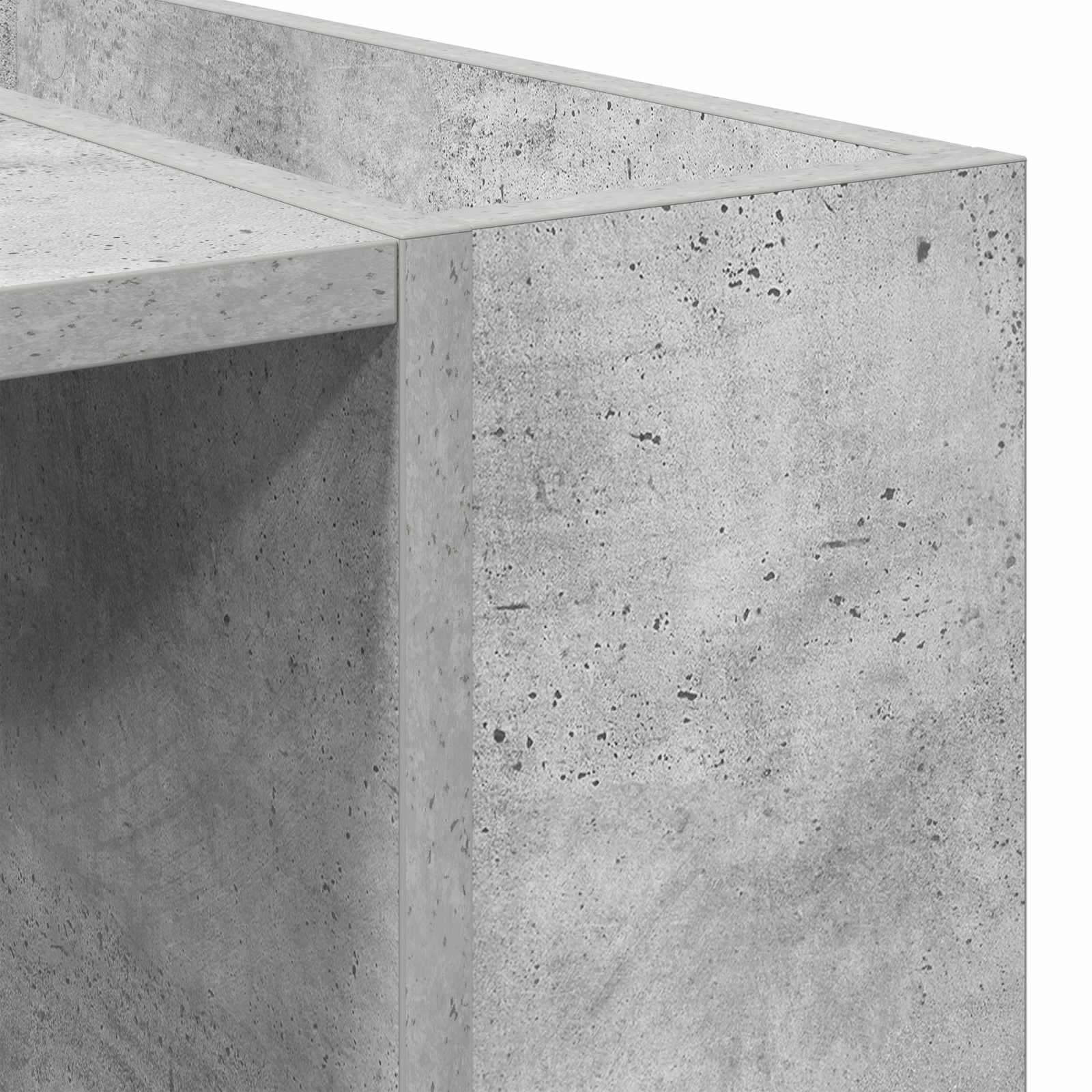 Table basse Gris béton 95 x 50 x 34 cm Bois d'ingénierie - XIOS