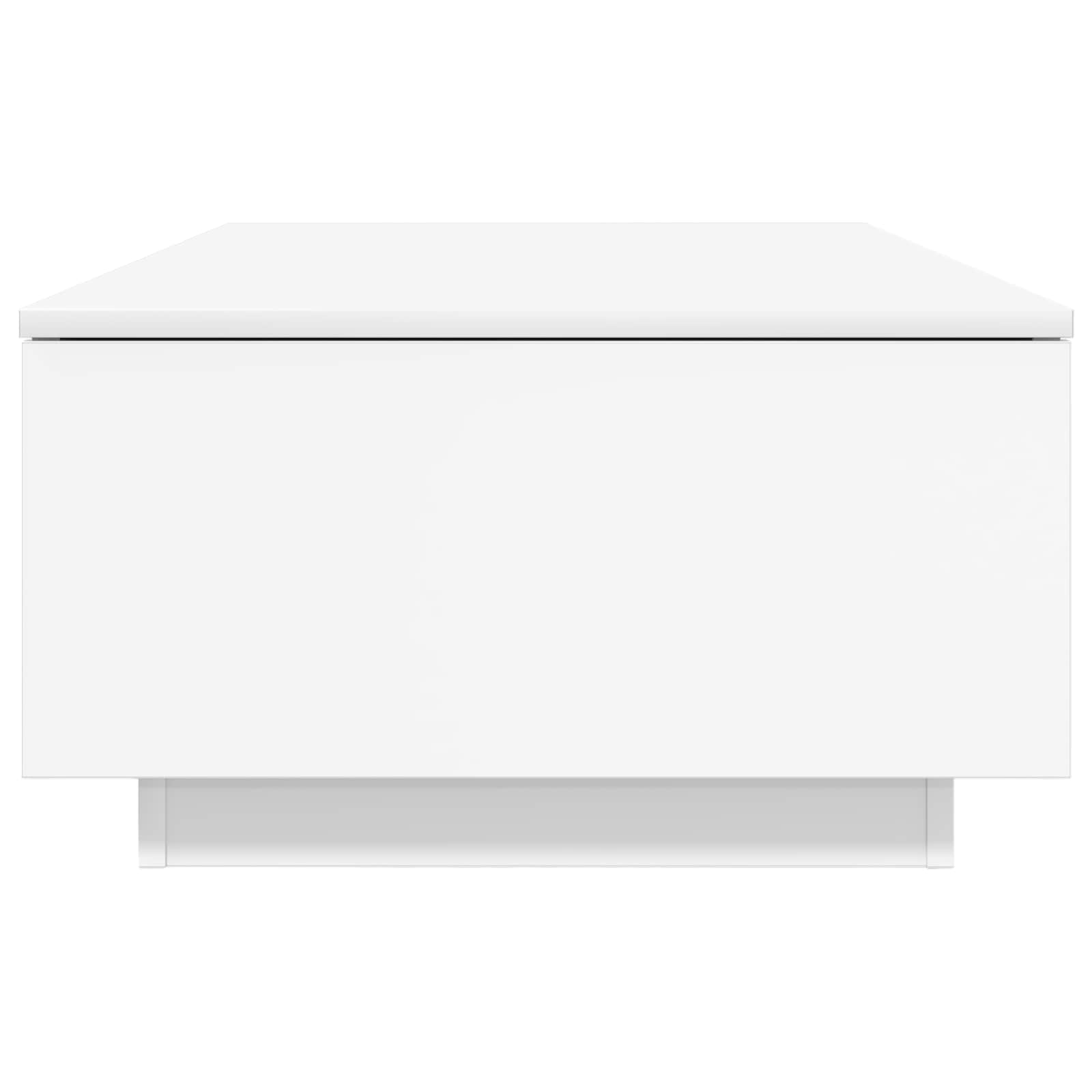 Table basse avec tiroir Blanc 95 x 55 x 31 cm Bois d'ingénierie - XIOS
