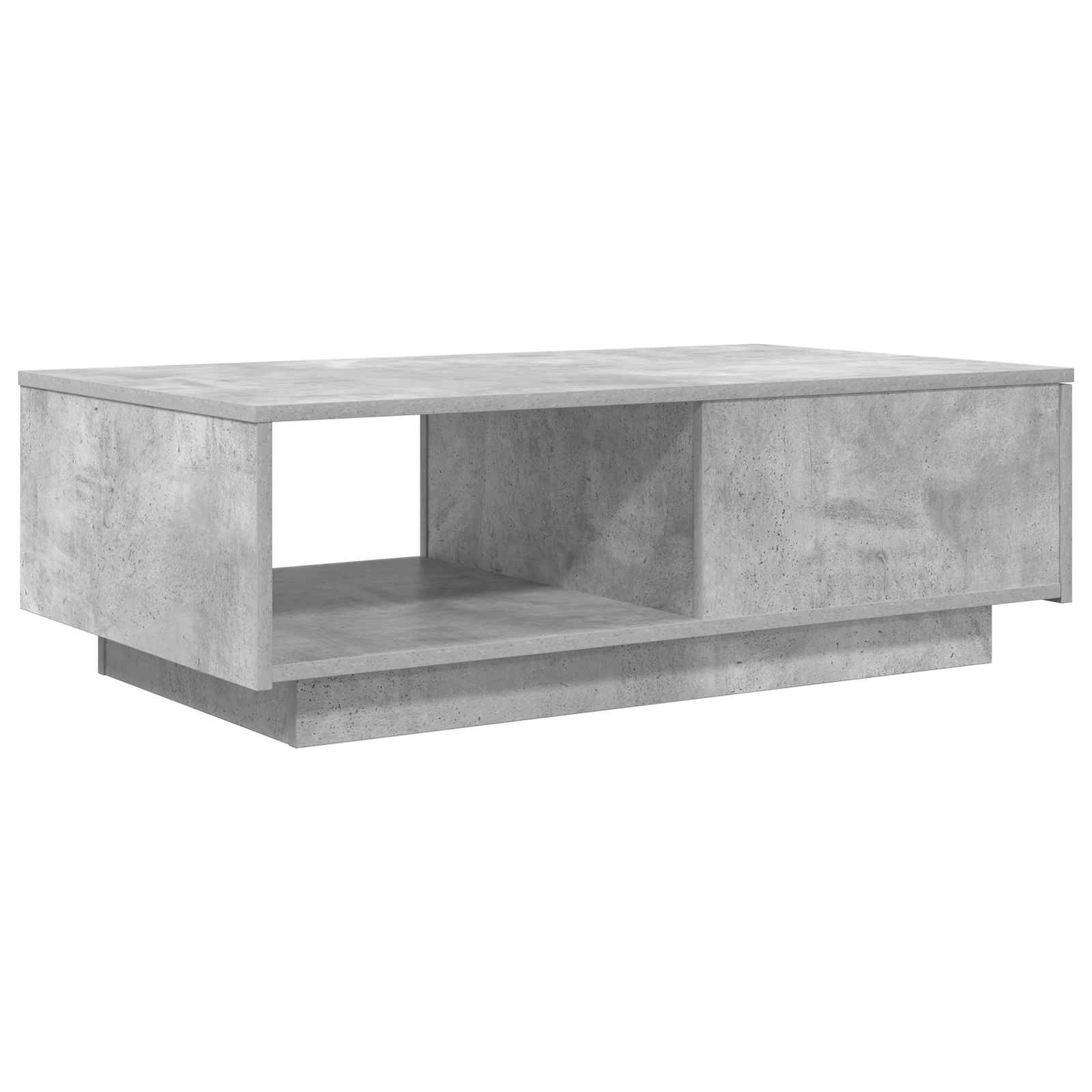 Table basse Gris béton 95 x 55 x 31 cm Bois d'ingénierie - XIOS