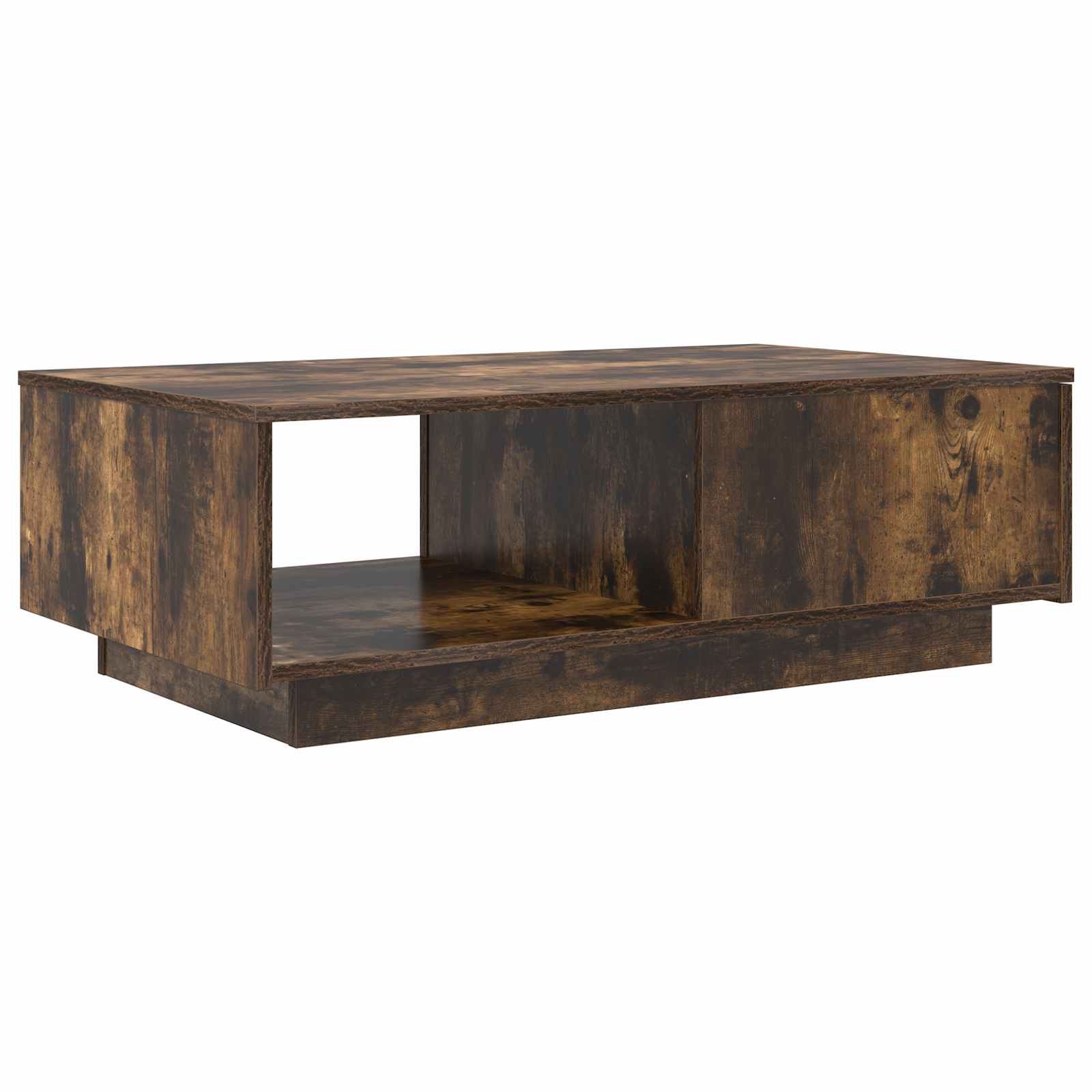 Table basse Chêne fumé 95 x 55 x 31 cm Bois d'ingénierie - XIOS