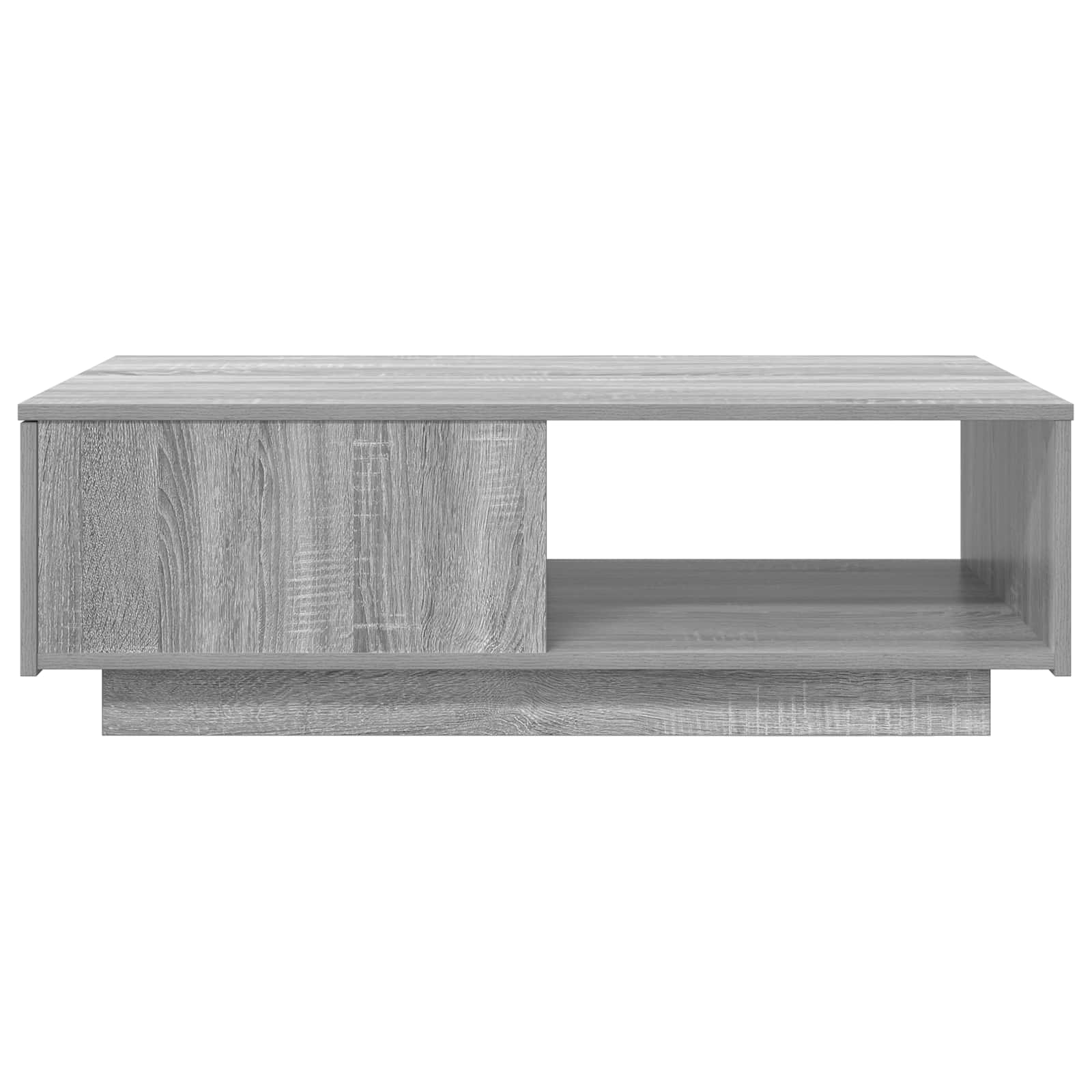 Table basse Gris Sonoma 95 x 55 x 31 cm Bois d'ingénierie - XIOS