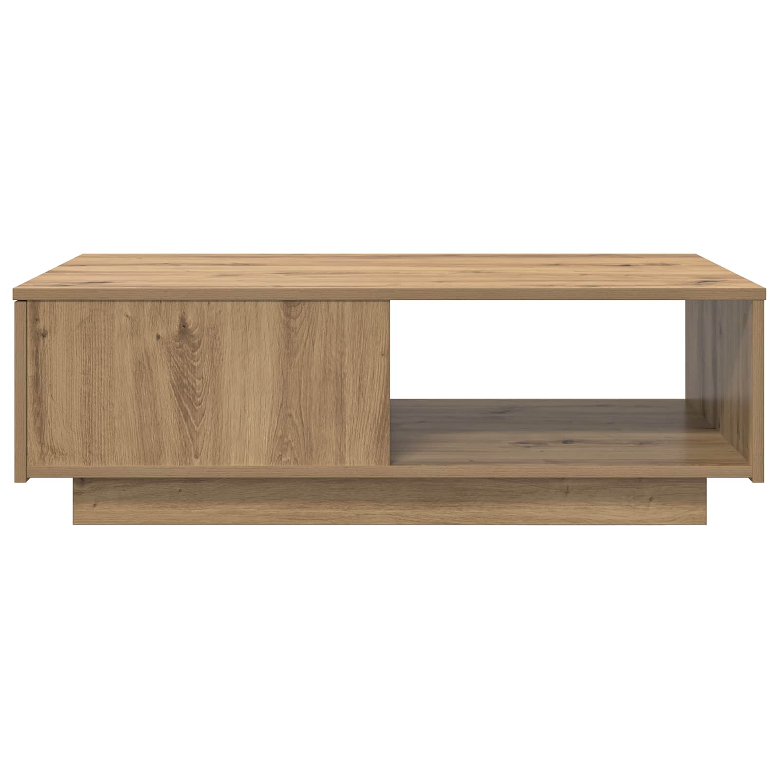 Table basse Chêne artisanal 95 x 55 x 31 cm Bois d'ingénierie - XIOS