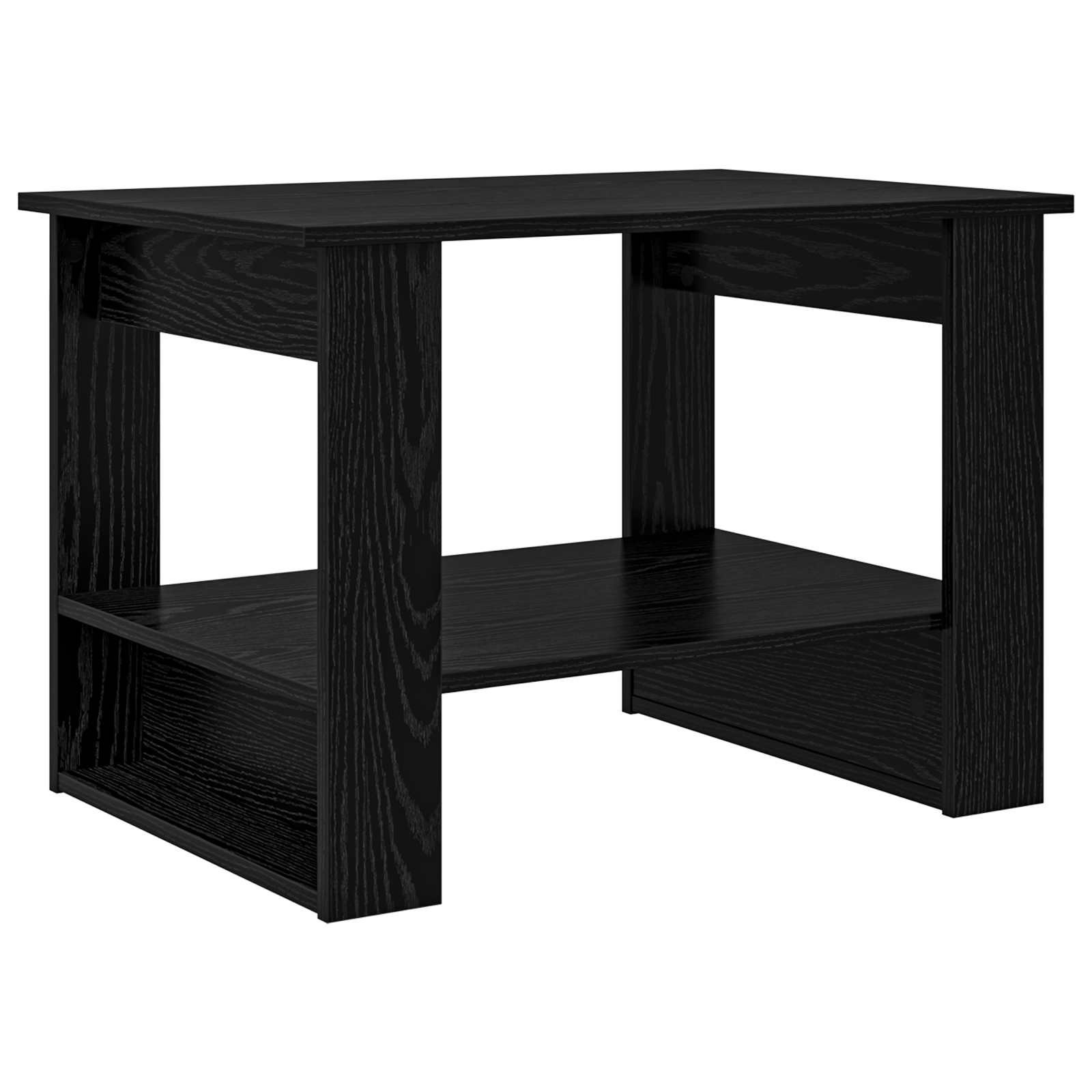 Table basse Chêne noir 72 x 50 x 50 cm Bois d'ingénierie - XIOS