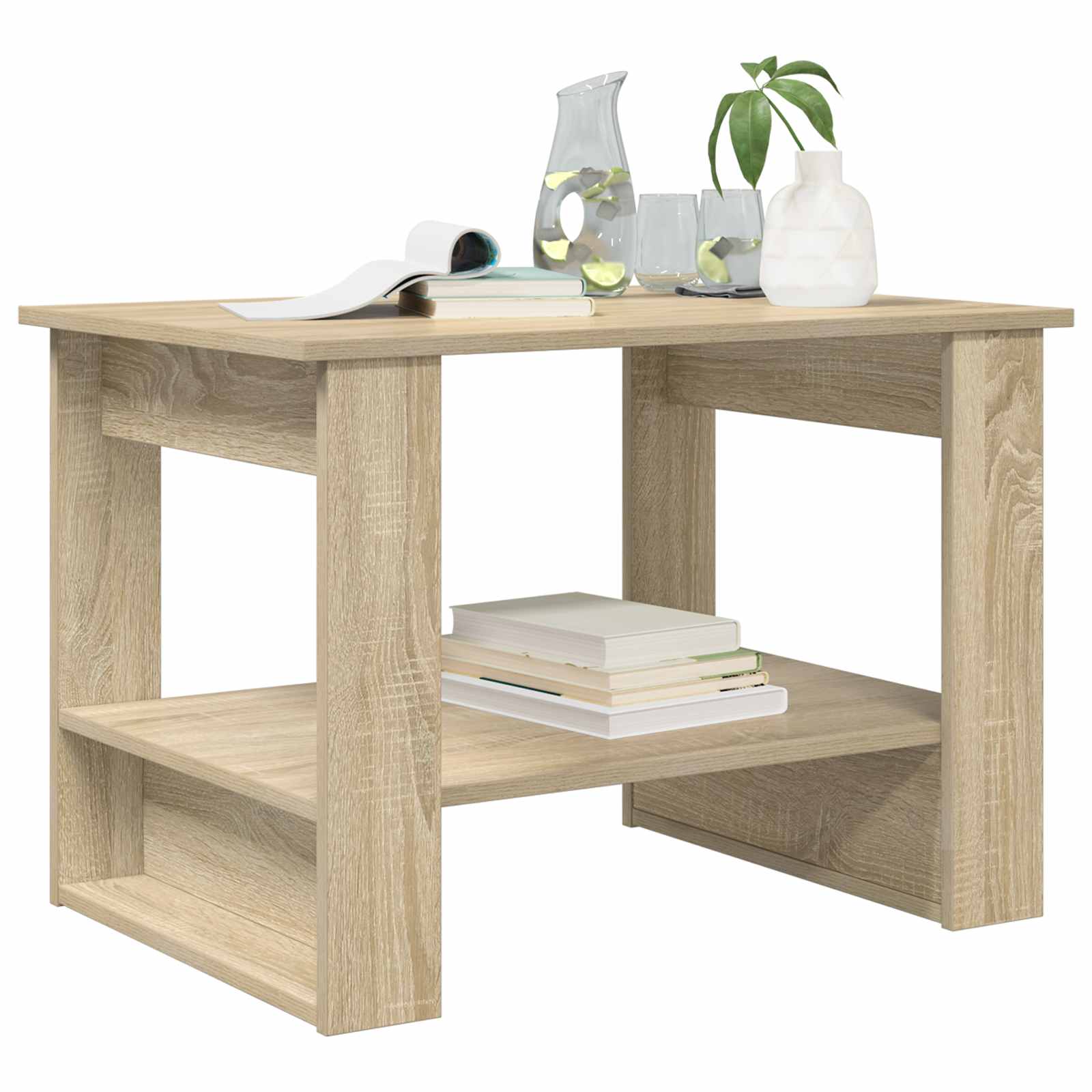 Table basse Chêne Sonoma 72 x 50 x 50 cm Bois d'ingénierie