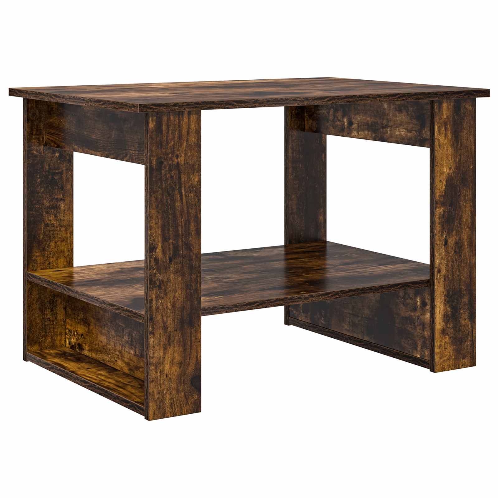 Table basse Chêne fumé 72 x 50 x 50 cm Bois d'ingénierie - XIOS