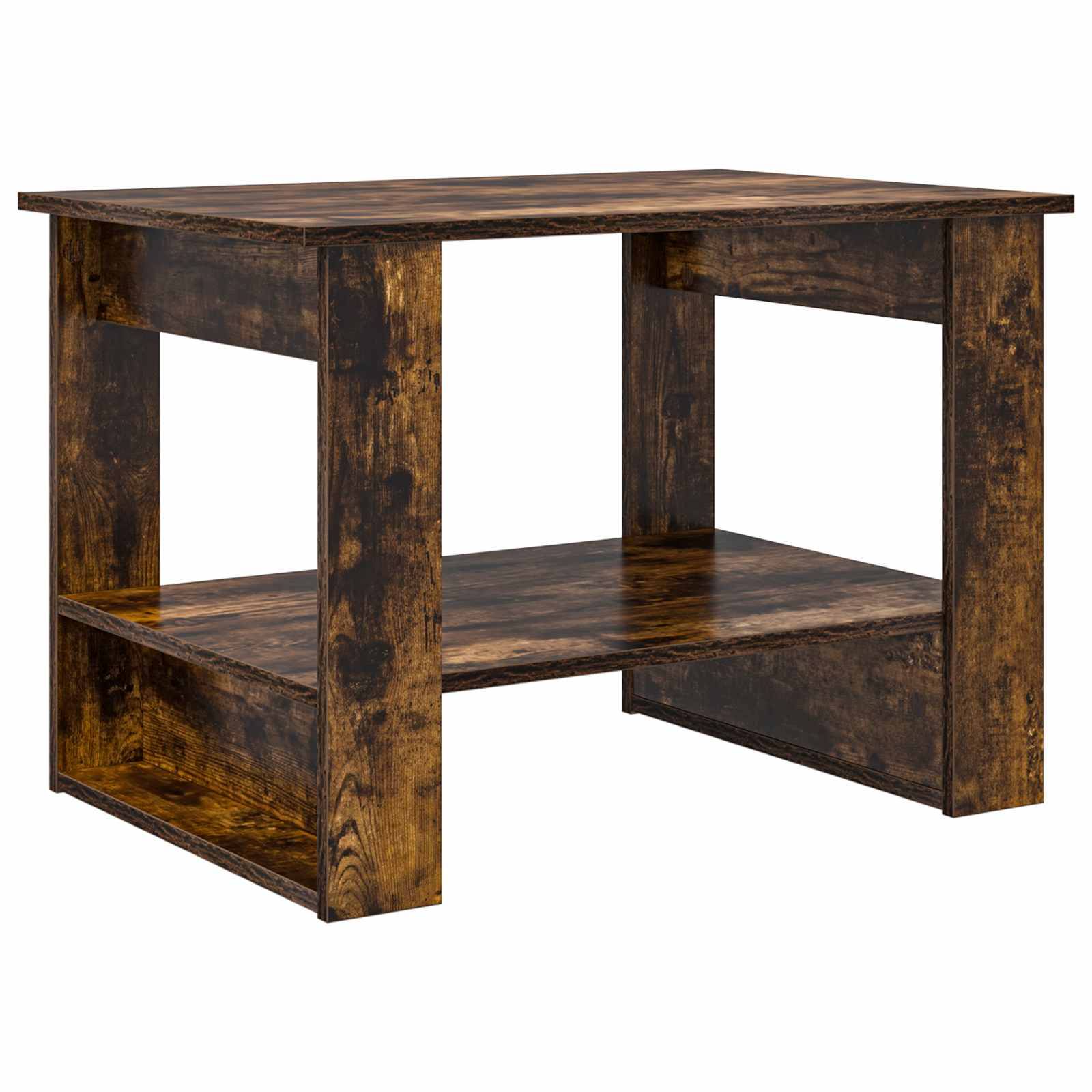 Table basse Chêne fumé 72 x 50 x 50 cm Bois d'ingénierie - XIOS