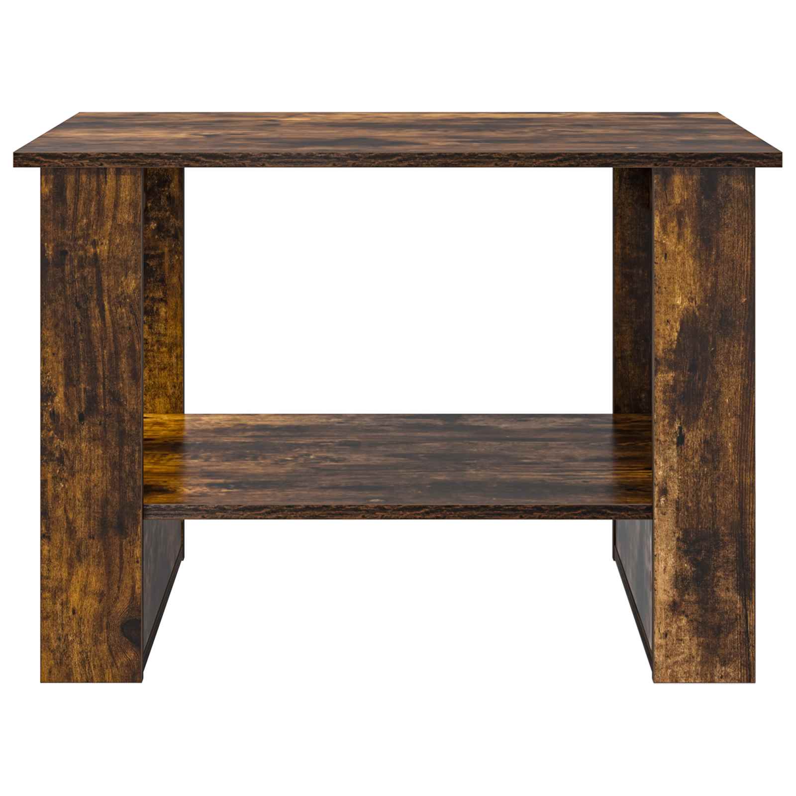 Table basse Chêne fumé 72 x 50 x 50 cm Bois d'ingénierie - XIOS