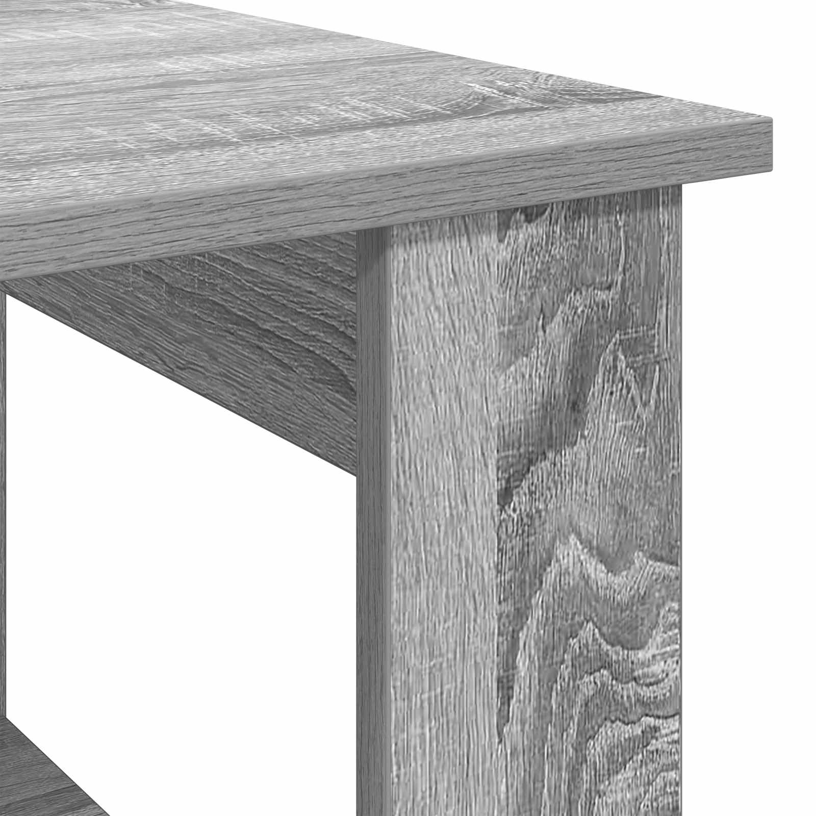 Table basse Gris Sonoma 72 x 50 x 50 cm Bois d'ingénierie