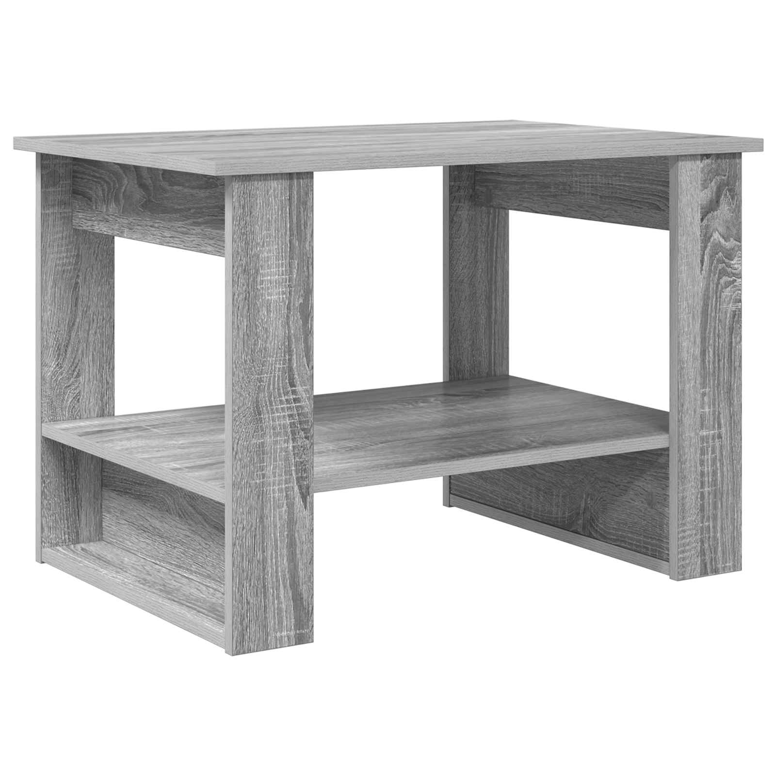 Table basse Gris Sonoma 72 x 50 x 50 cm Bois d'ingénierie