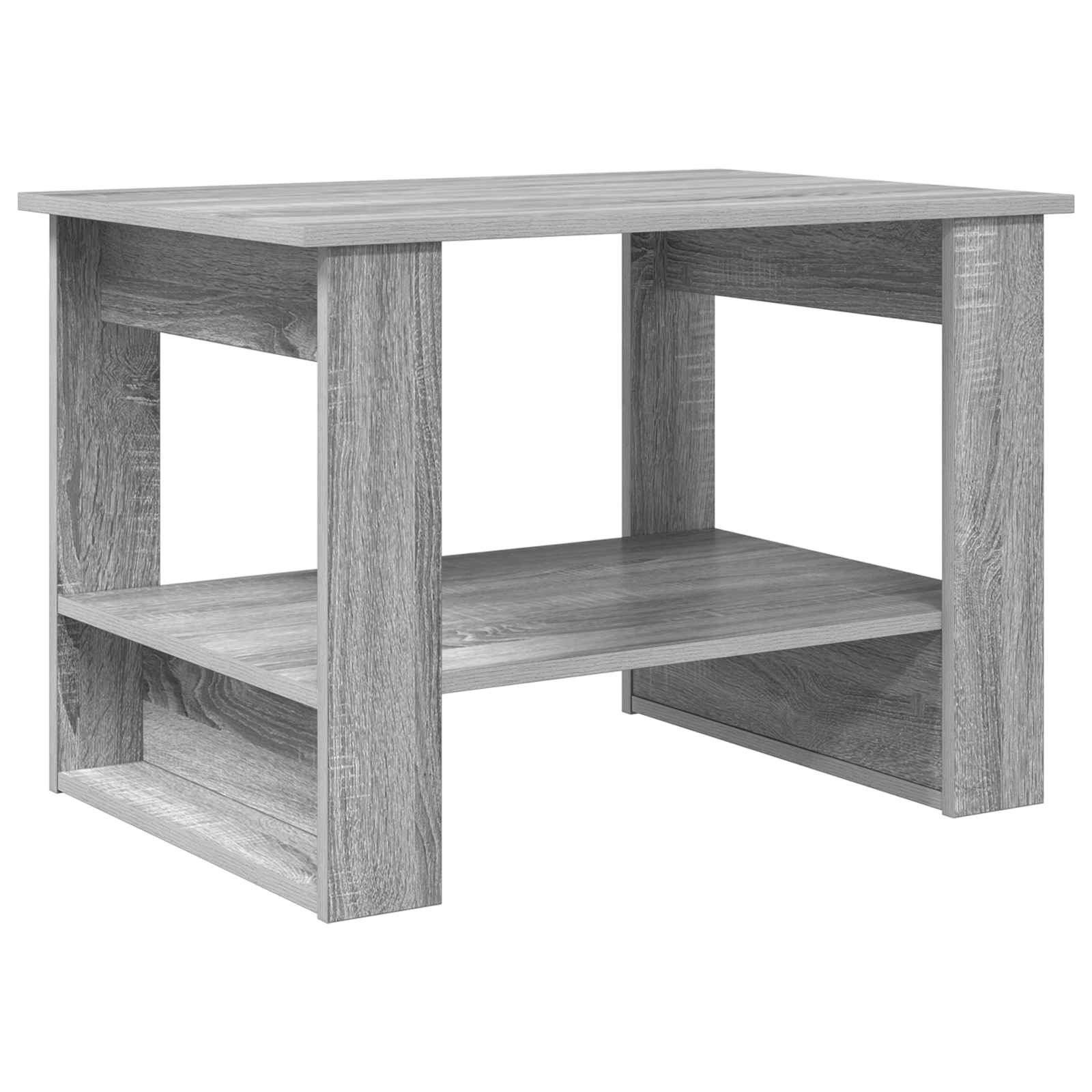 Table basse Gris Sonoma 72 x 50 x 50 cm Bois d'ingénierie