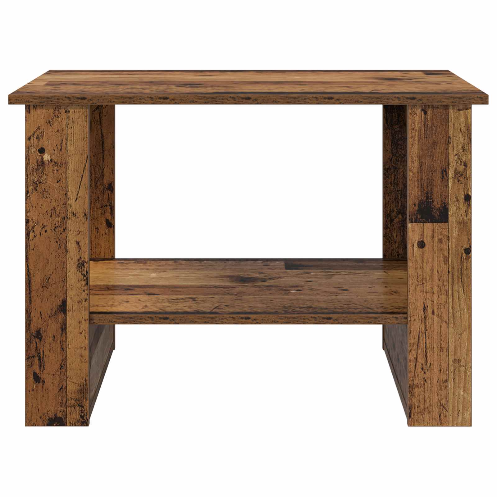 Table basse Bois ancien 72 x 50 x 50 cm Bois d'ingénierie