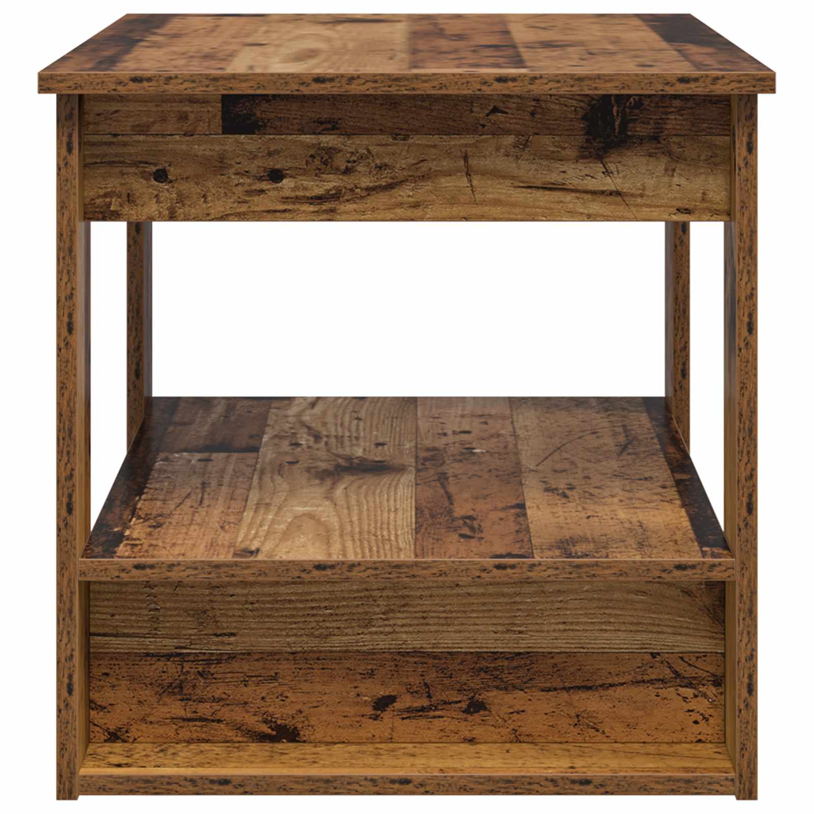 Table basse Bois ancien 72 x 50 x 50 cm Bois d'ingénierie
