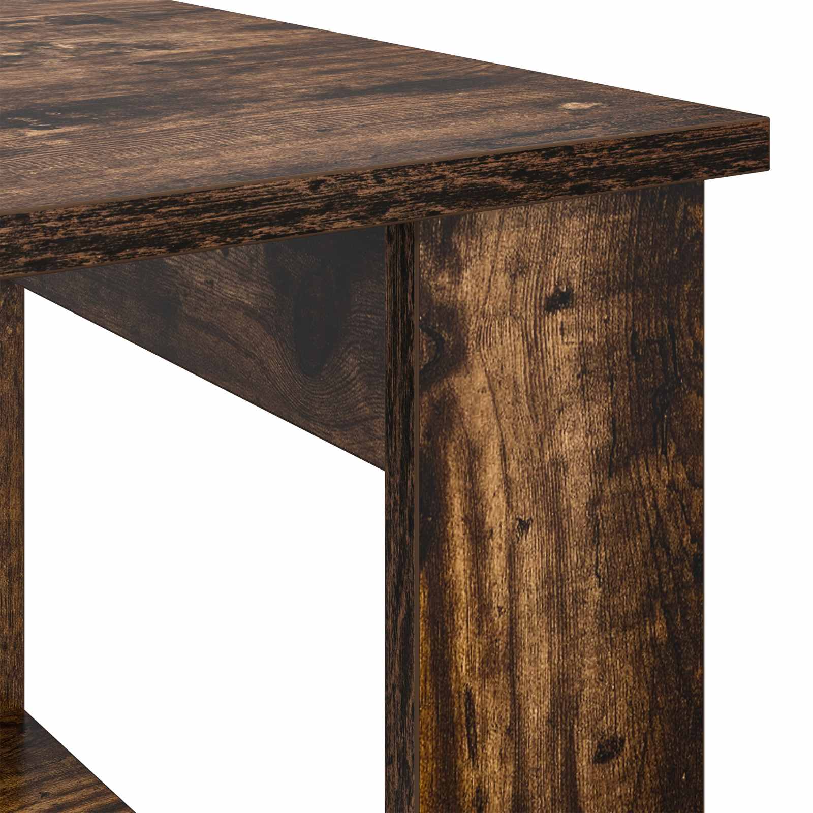 Table basse Chêne fumé 51 x 50 x 50 cm Bois d'ingénierie - XIOS
