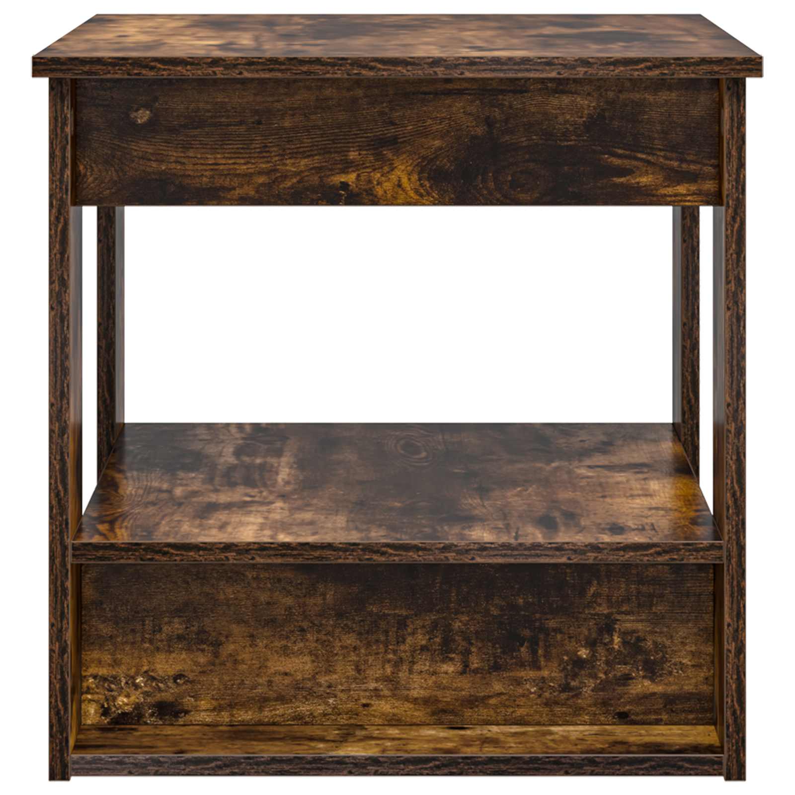 Table basse Chêne fumé 51 x 50 x 50 cm Bois d'ingénierie - XIOS