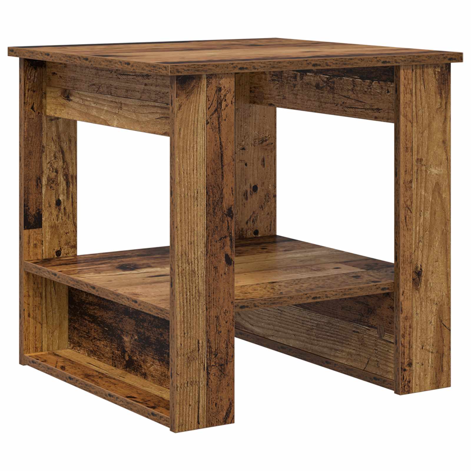 Table basse Bois ancien 51 x 50 x 50 cm Bois d'ingénierie - XIOS