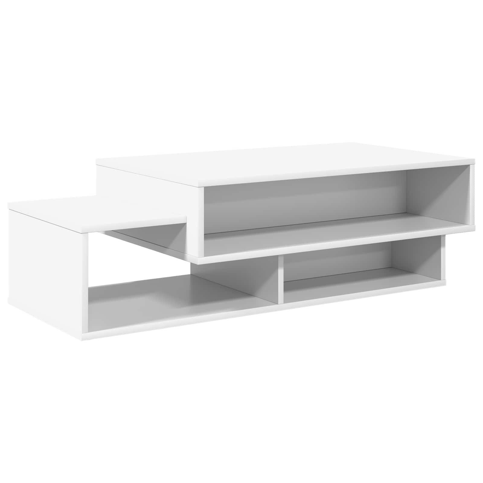 Table basse Blanc 105 x 50 x 32,5 cm Bois d'ingénierie - XIOS