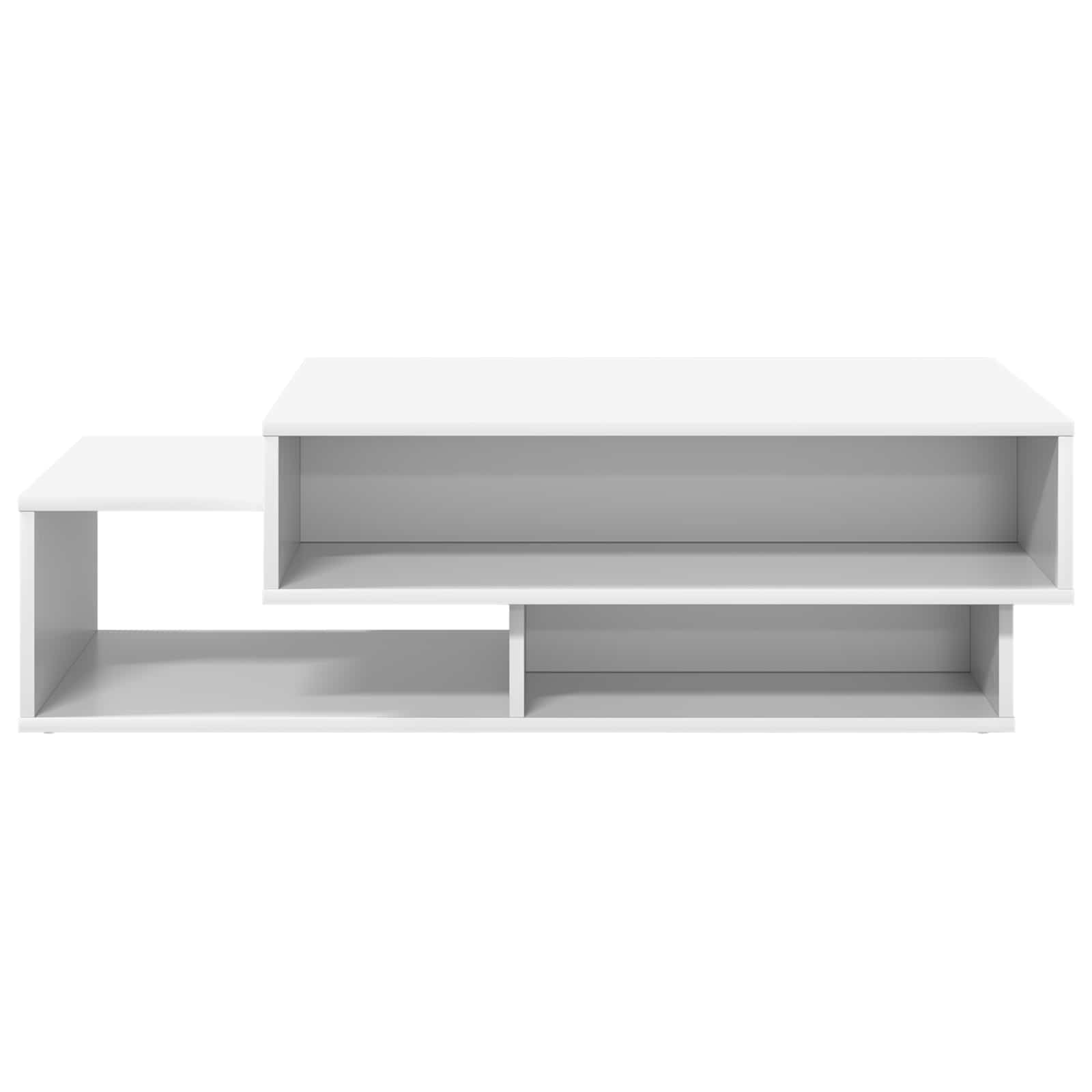 Table basse Blanc 105 x 50 x 32,5 cm Bois d'ingénierie - XIOS