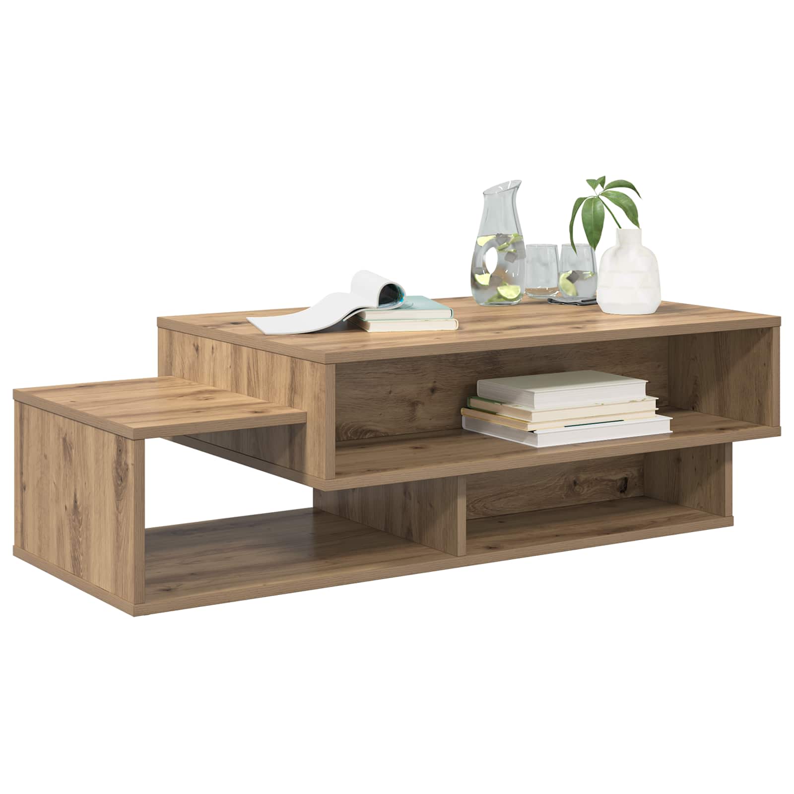 Table basse Chêne artisanal 105 x 50 x 32,5 cm - XIOS