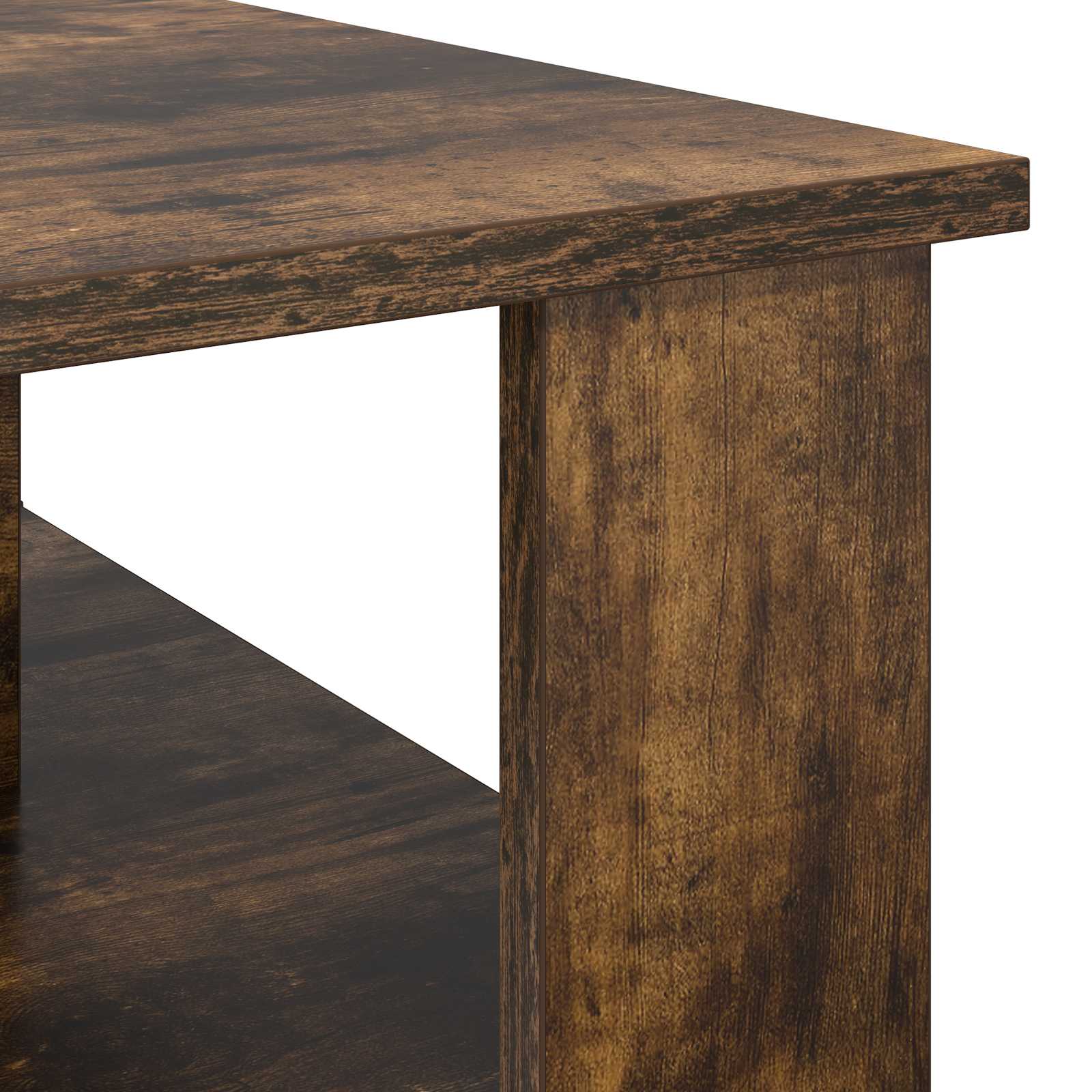 Table basse Chêne fumé 90 x 50 x 40 cm Bois d'ingénierie - XIOS