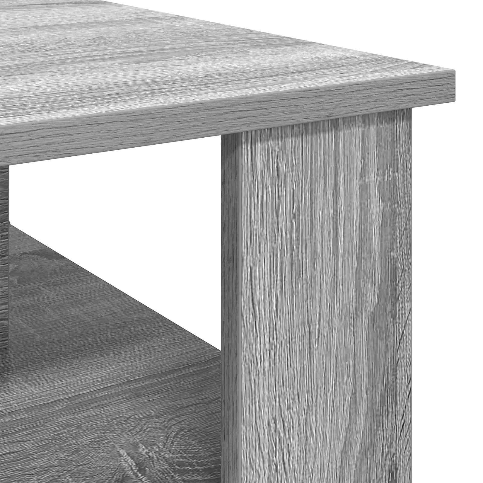 Table basse Gris Sonoma 90 x 50 x 40 cm Bois d'ingénierie - XIOS