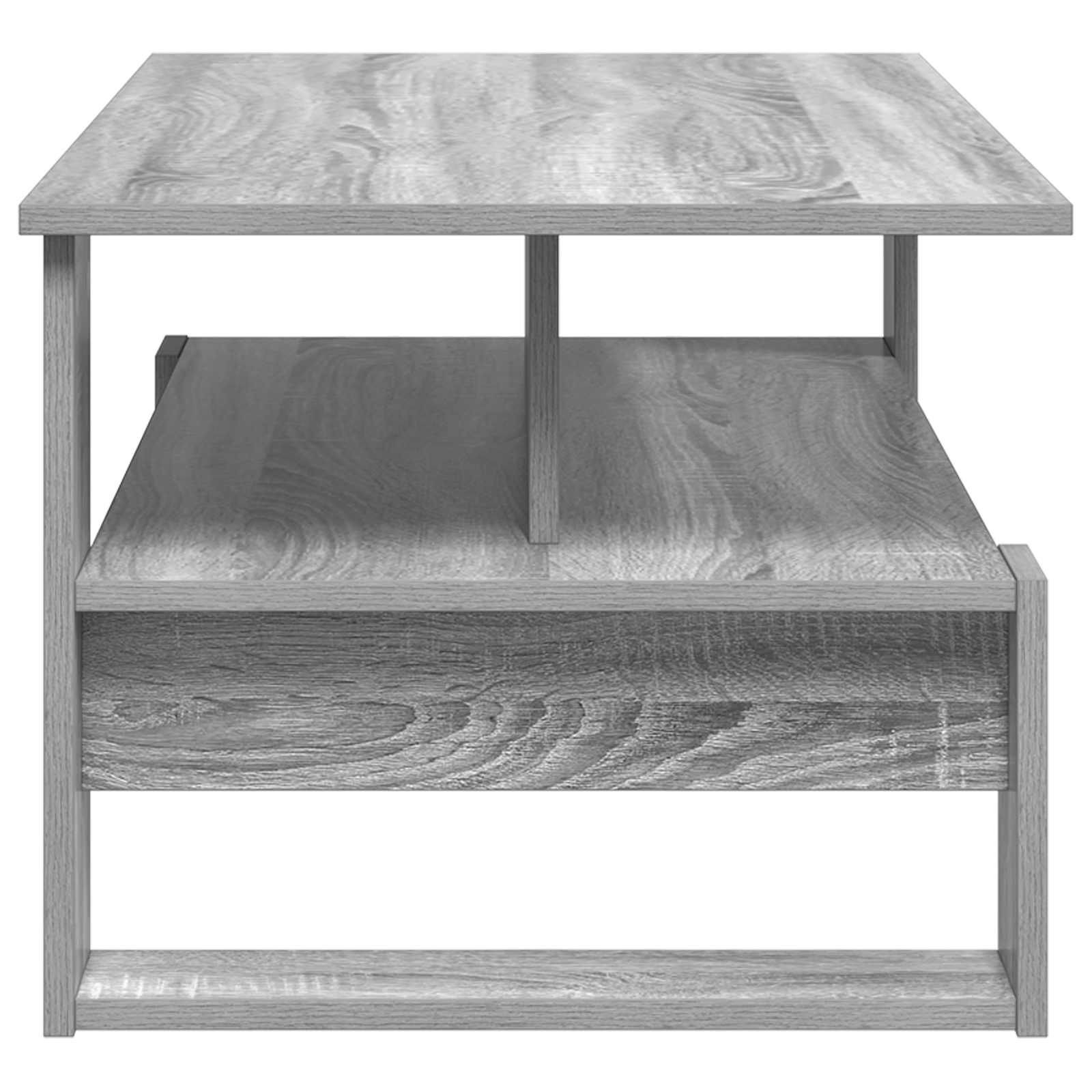 Table basse Gris Sonoma 90 x 50 x 40 cm Bois d'ingénierie - XIOS