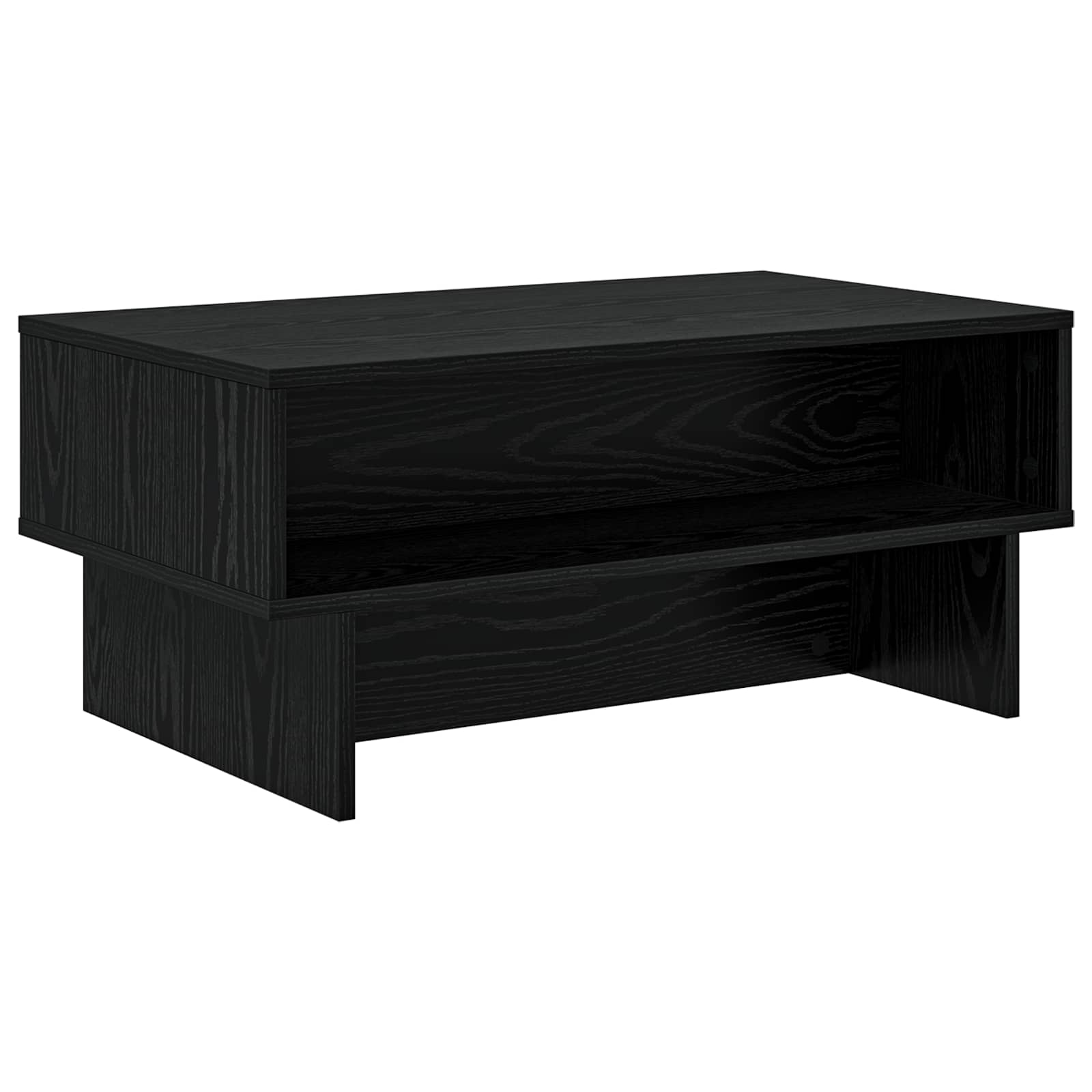 Table basse Chêne noir 80 x 46 x 35 cm Bois d'ingénierie - XIOS