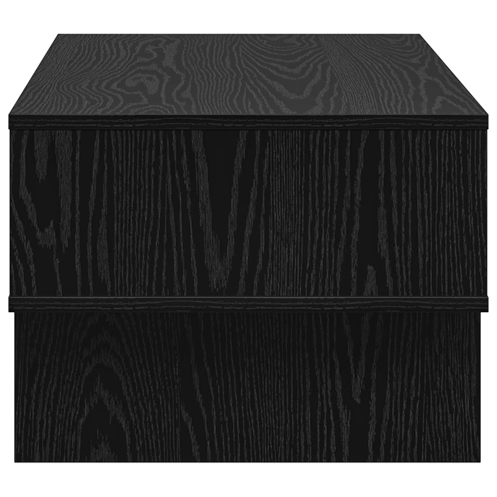 Table basse Chêne noir 80 x 46 x 35 cm Bois d'ingénierie - XIOS