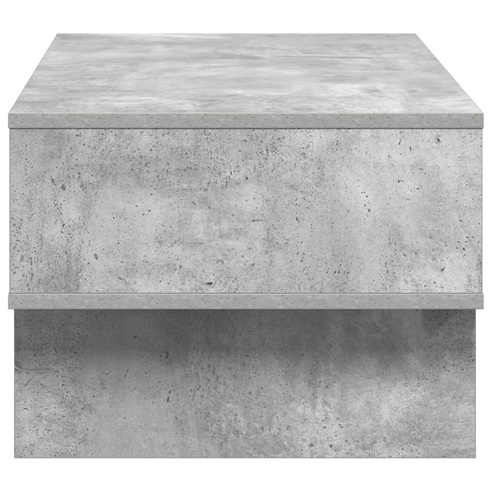 Table basse Gris béton 80 x 46 x 35 cm Bois d'ingénierie - XIOS