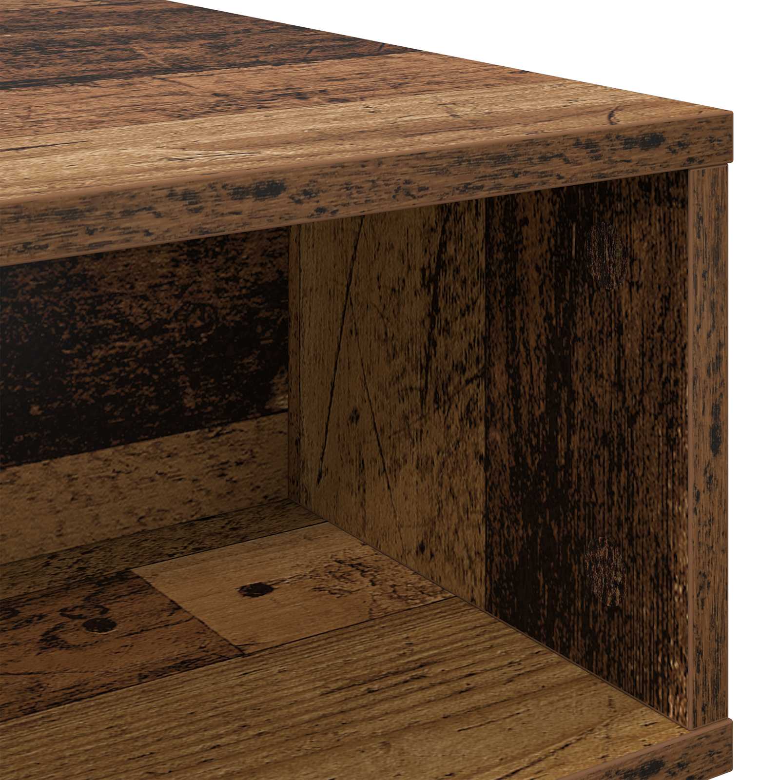 Table basse Bois ancien 80 x 46 x 35 cm Bois d'ingénierie - XIOS