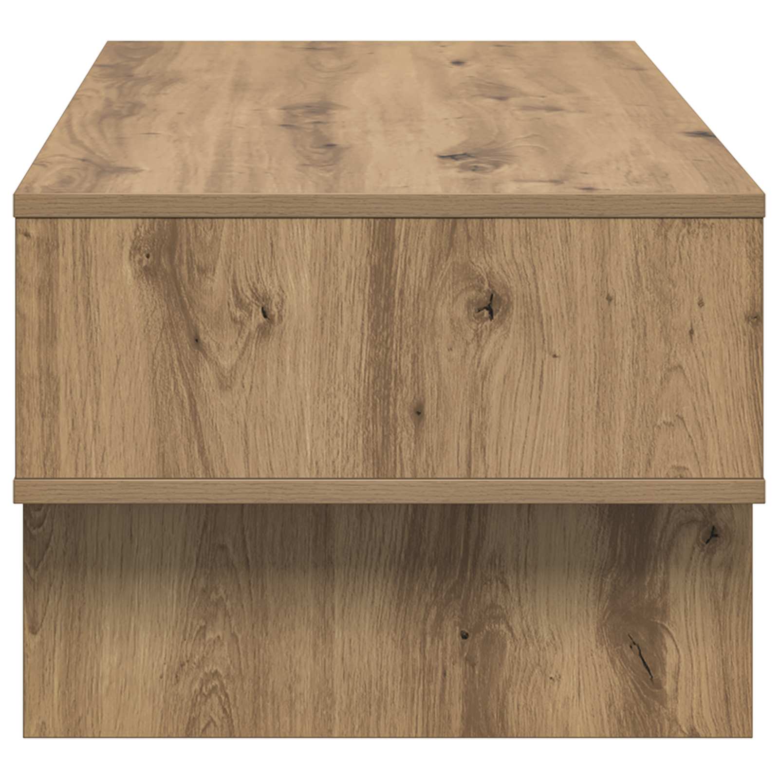 Table basse Chêne artisanal 100 x 46 x 35 cm Bois d'ingénierie - XIOS