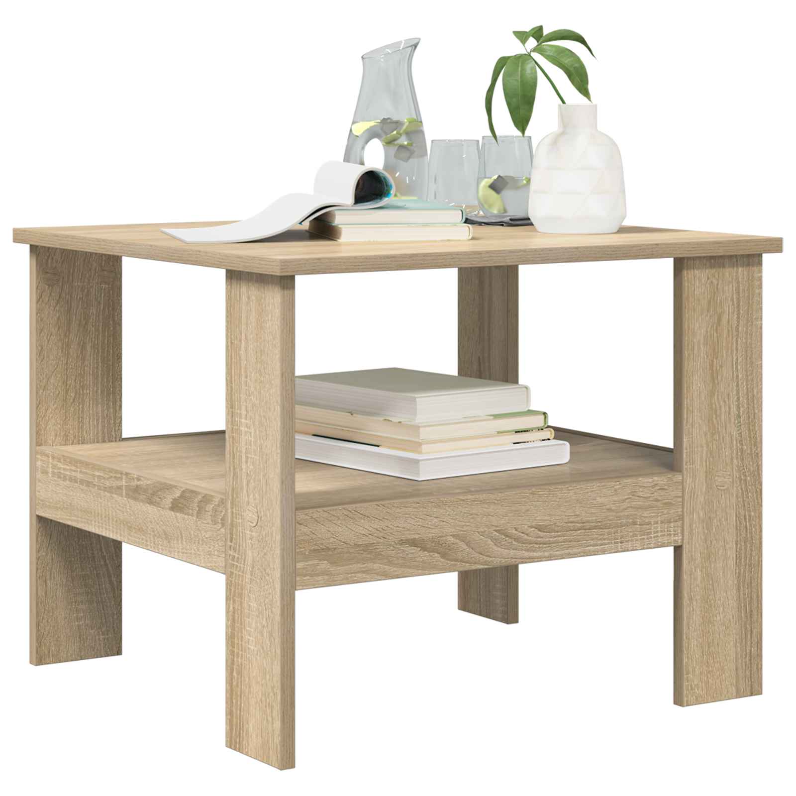 Table basse Chêne Sonoma 57 x 55 x 45 cm Bois d'ingénierie - XIOS