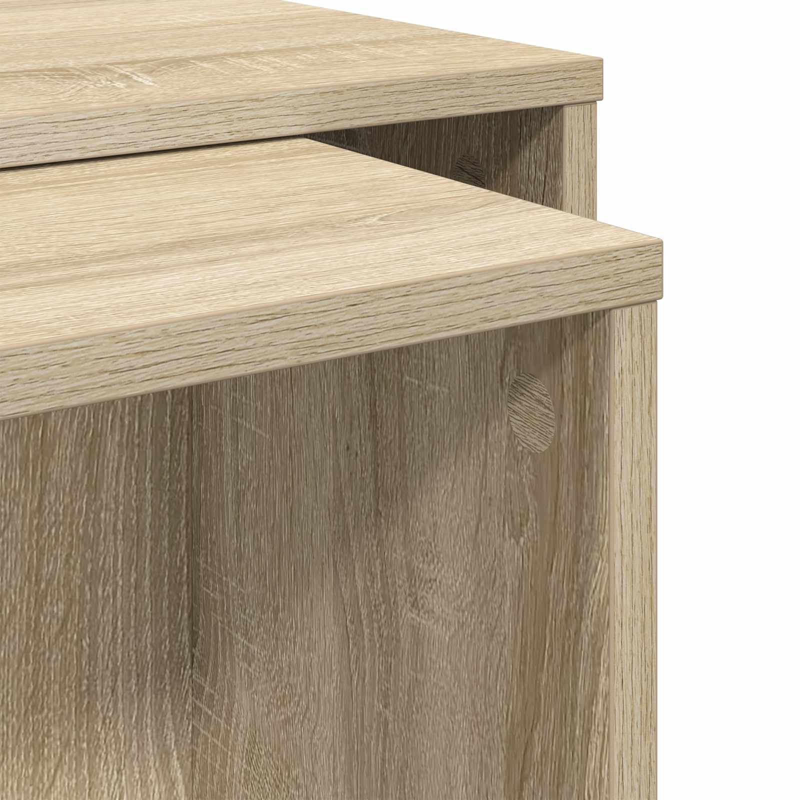 Ensemble de tables basses 2 pcs Chêne Sonoma Bois d'ingénierie - XIOS