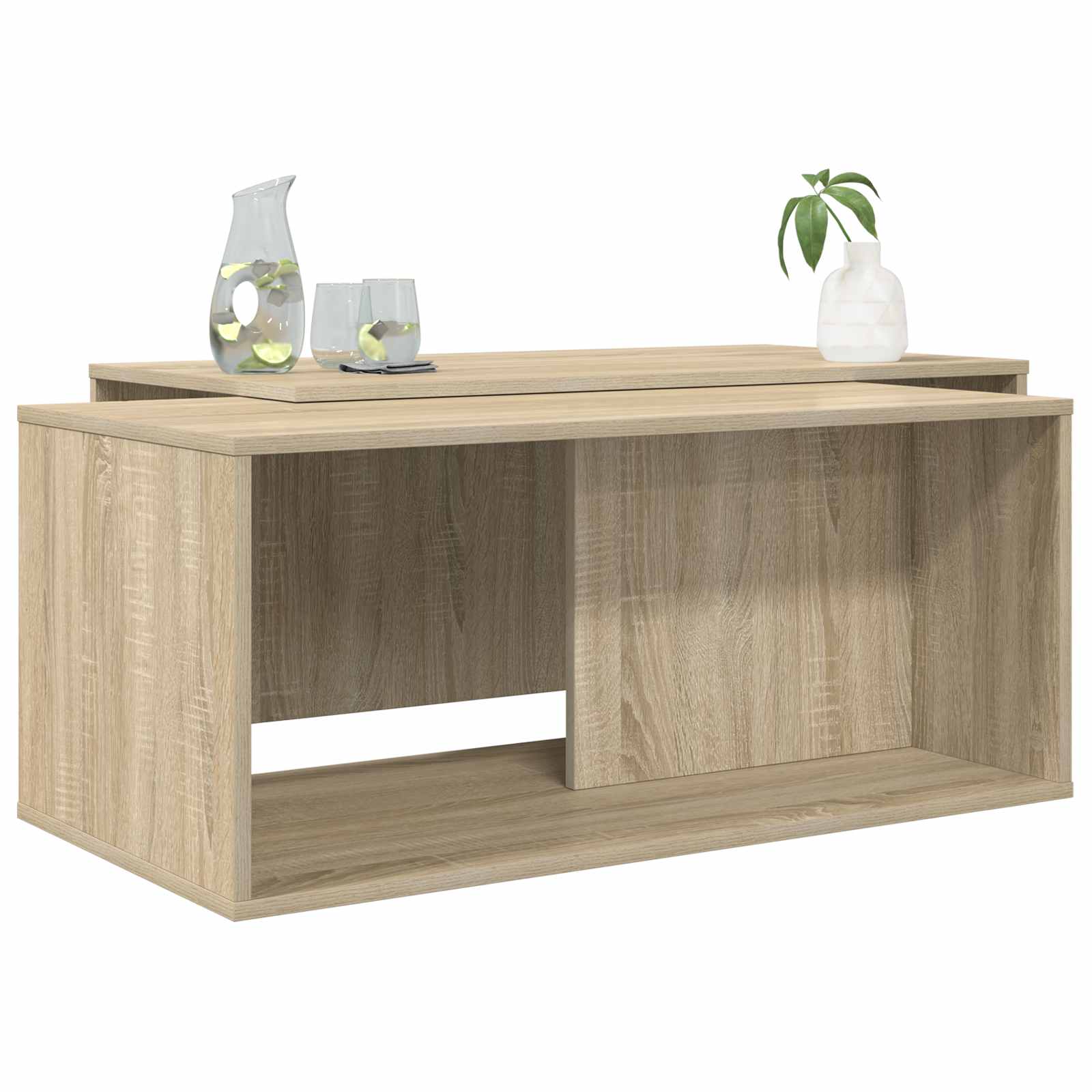 Ensemble de tables basses 2 pcs Chêne Sonoma Bois d'ingénierie - XIOS