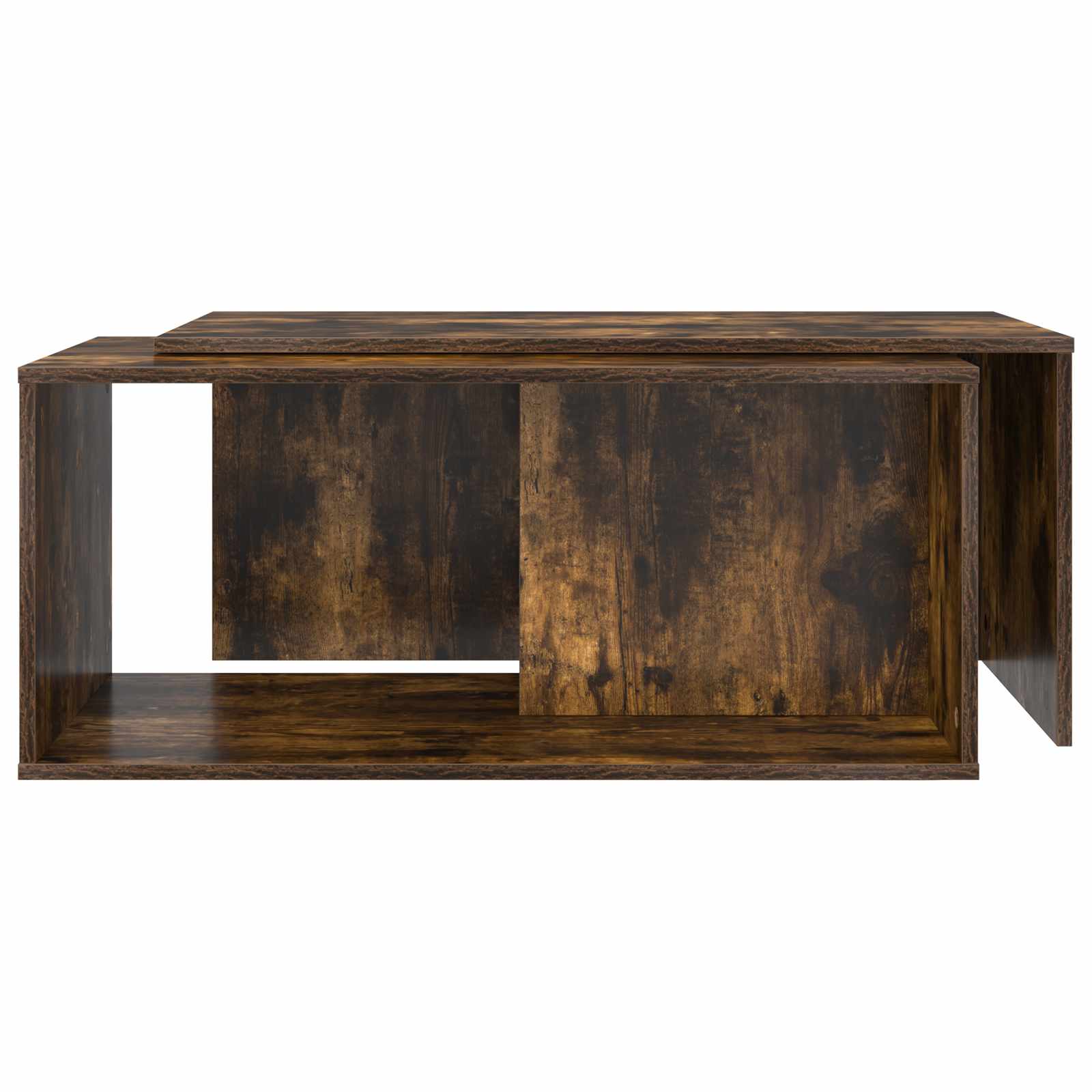 Ensemble de tables basses 2 pcs Chêne fumé Bois d'ingénierie - XIOS