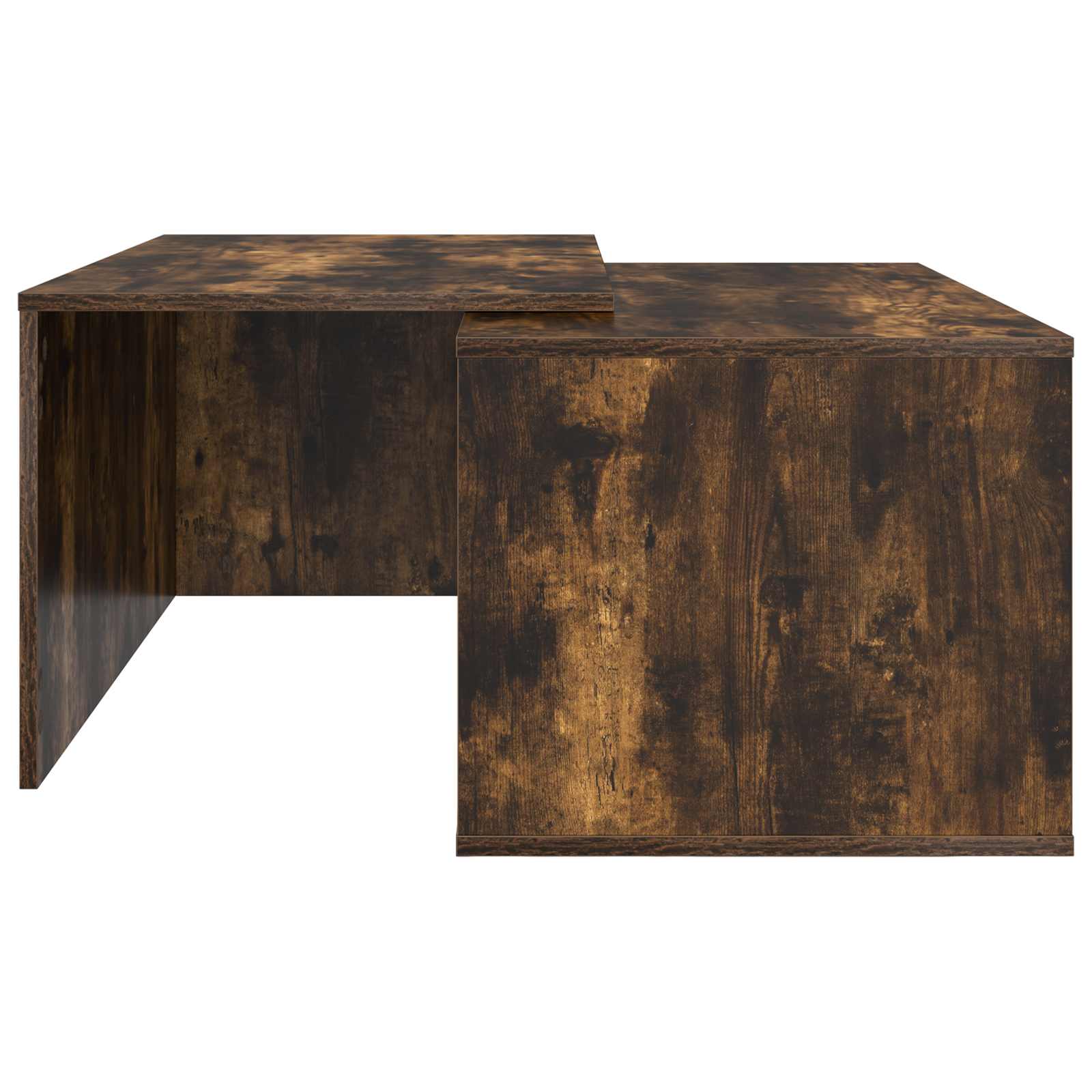 Ensemble de tables basses 2 pcs Chêne fumé Bois d'ingénierie - XIOS