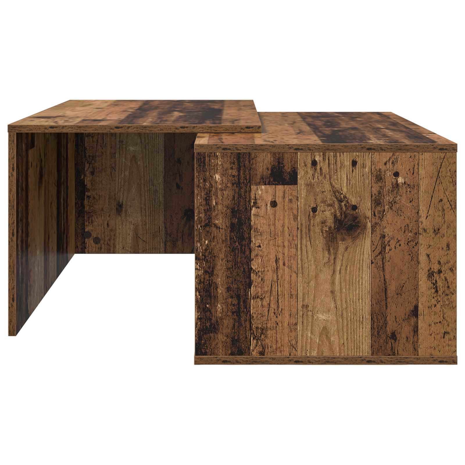 Ensemble de tables basses 2 pcs Bois ancien Bois d'ingénierie - XIOS