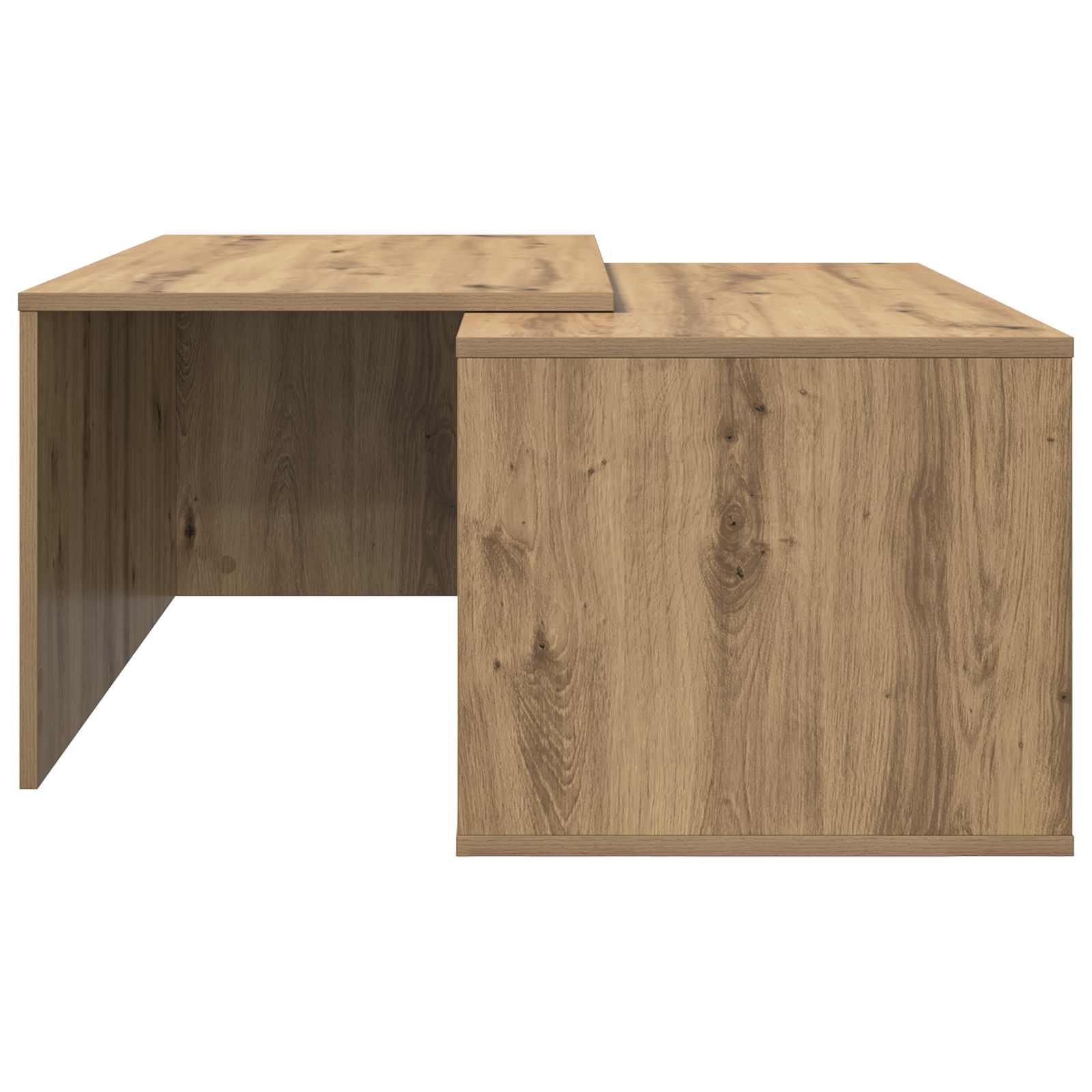 Ensemble de tables basses 2 pcs Chêne artisanal - XIOS
