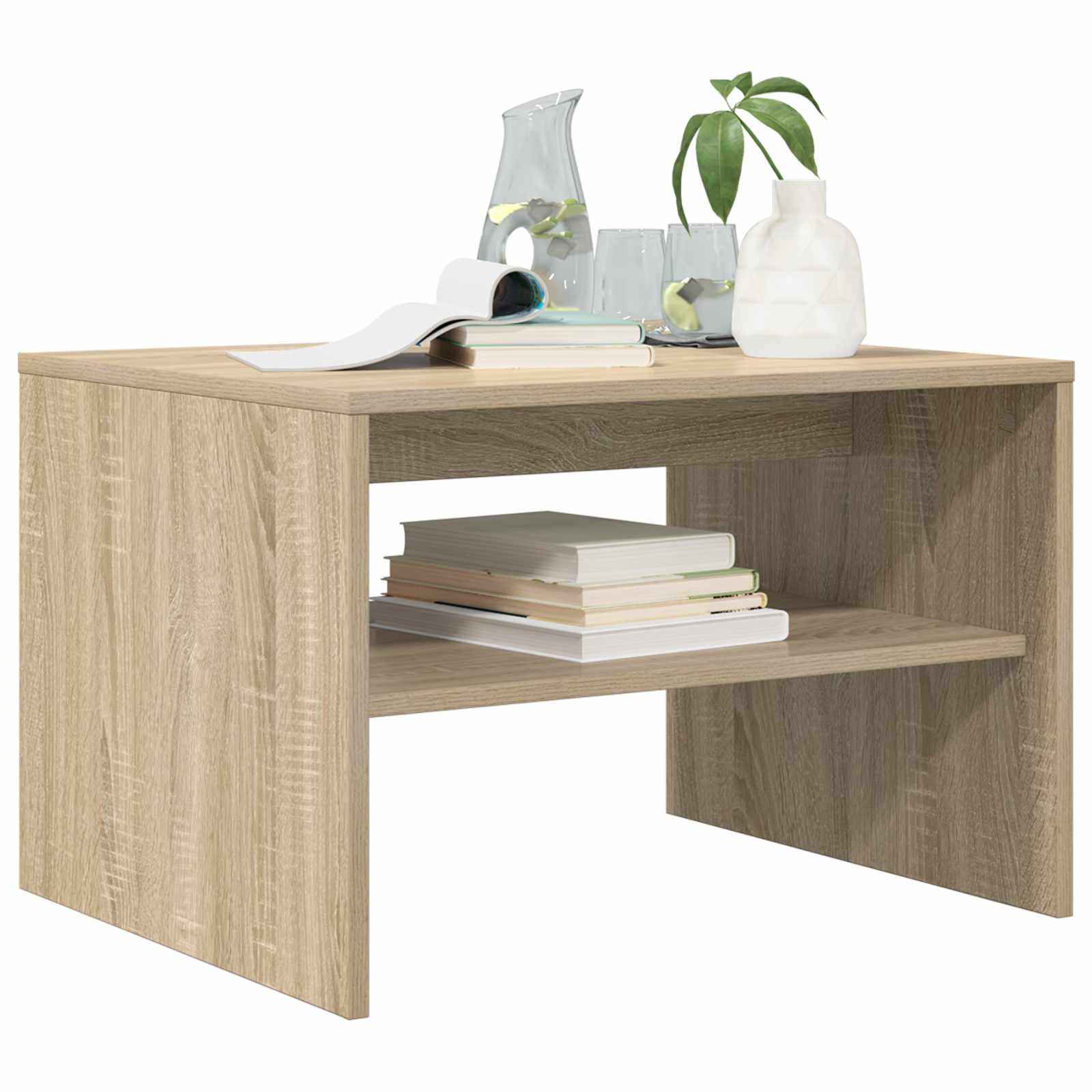 Table basse Chêne Sonoma 60 x 50 x 40 cm Bois d'ingénierie - XIOS
