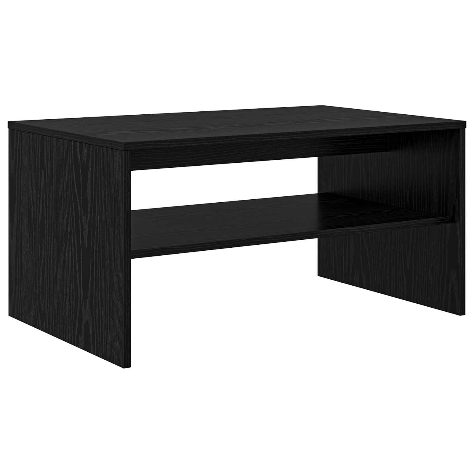 Table basse Chêne noir 80 x 50 x 40 cm Bois d'ingénierie - XIOS