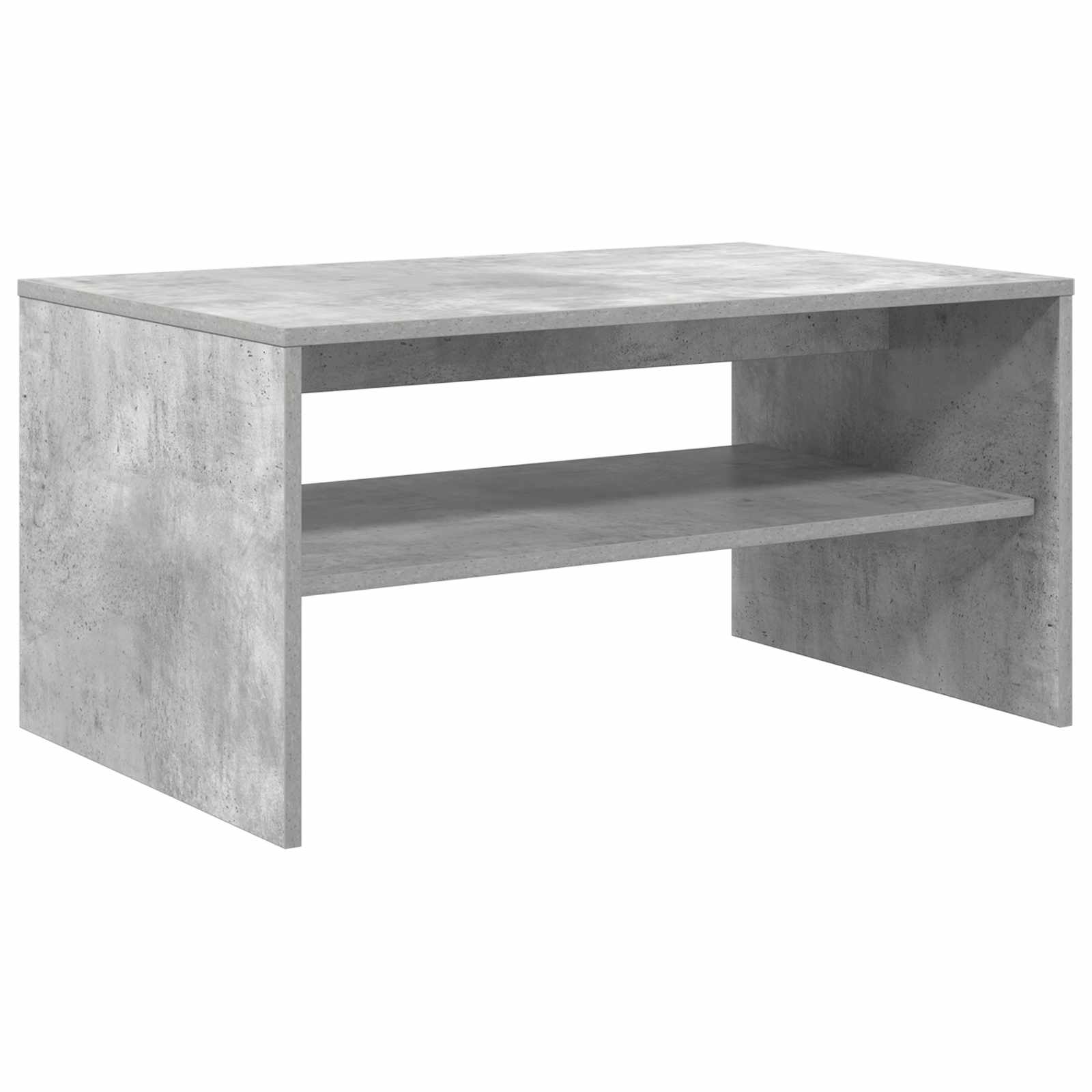 Table basse Gris béton 80 x 50 x 40 cm Bois d'ingénierie - XIOS