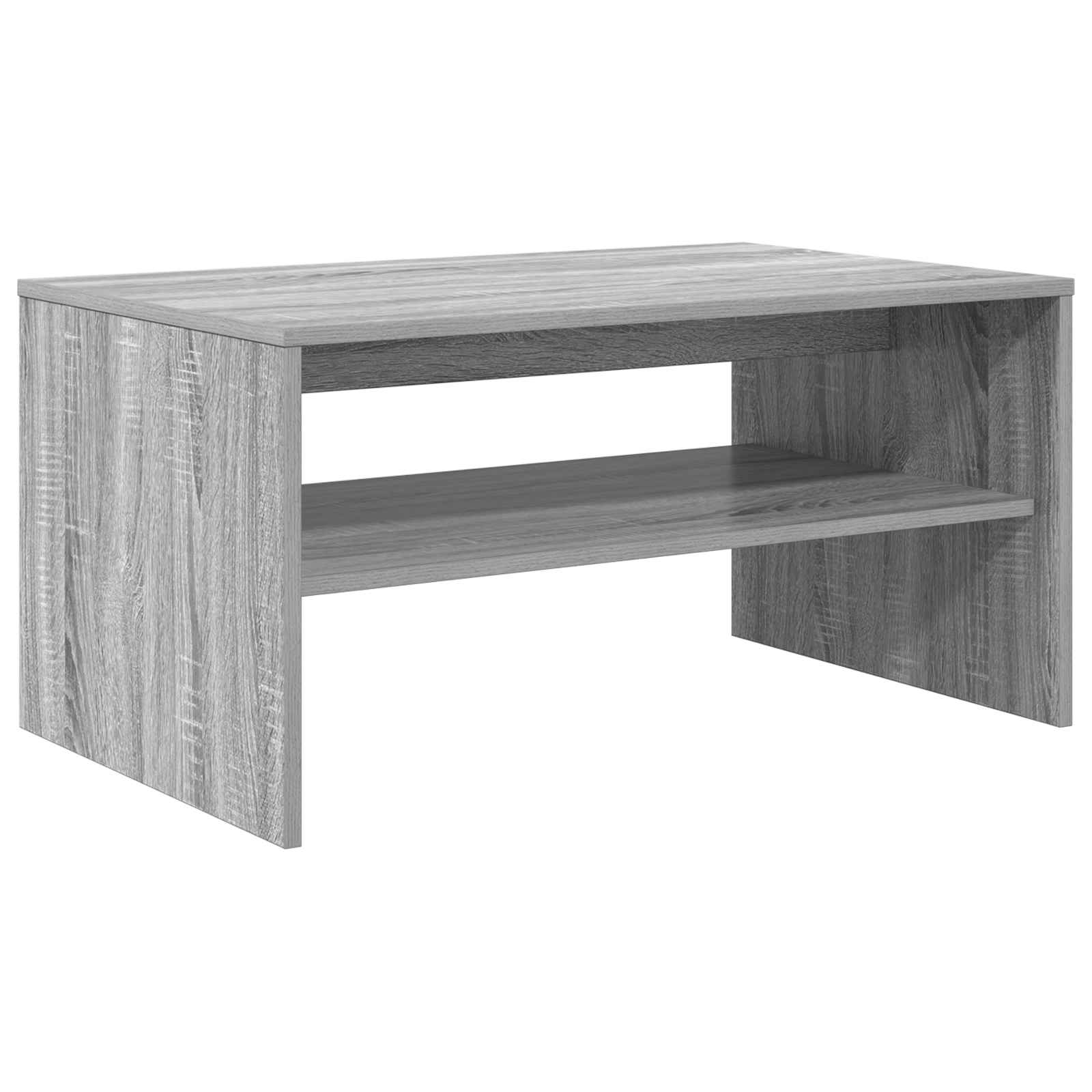 Table basse Gris Sonoma 80 x 50 x 40 cm Bois d'ingénierie