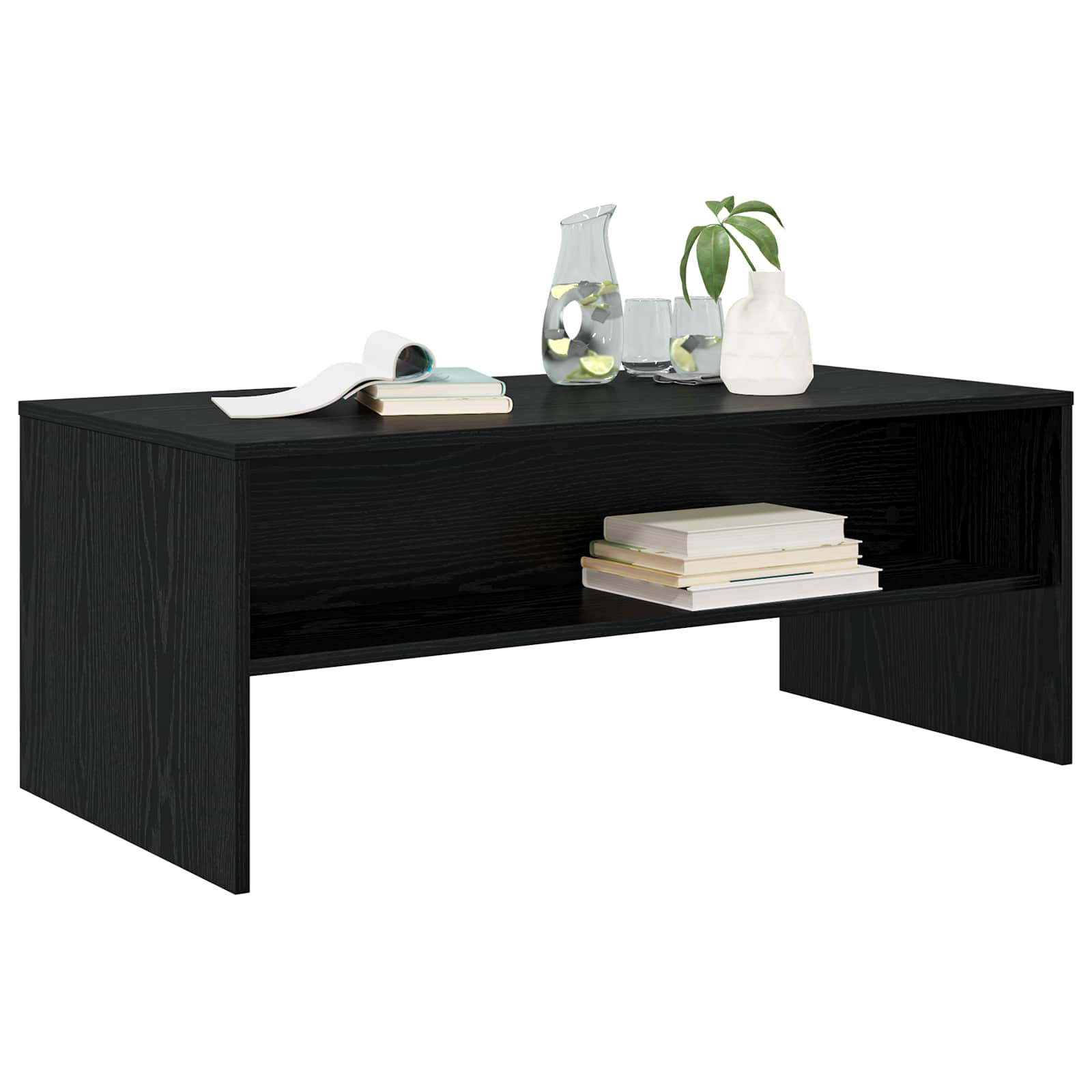 Table basse Chêne noir 100 x 50 x 40 cm Bois d'ingénierie - XIOS